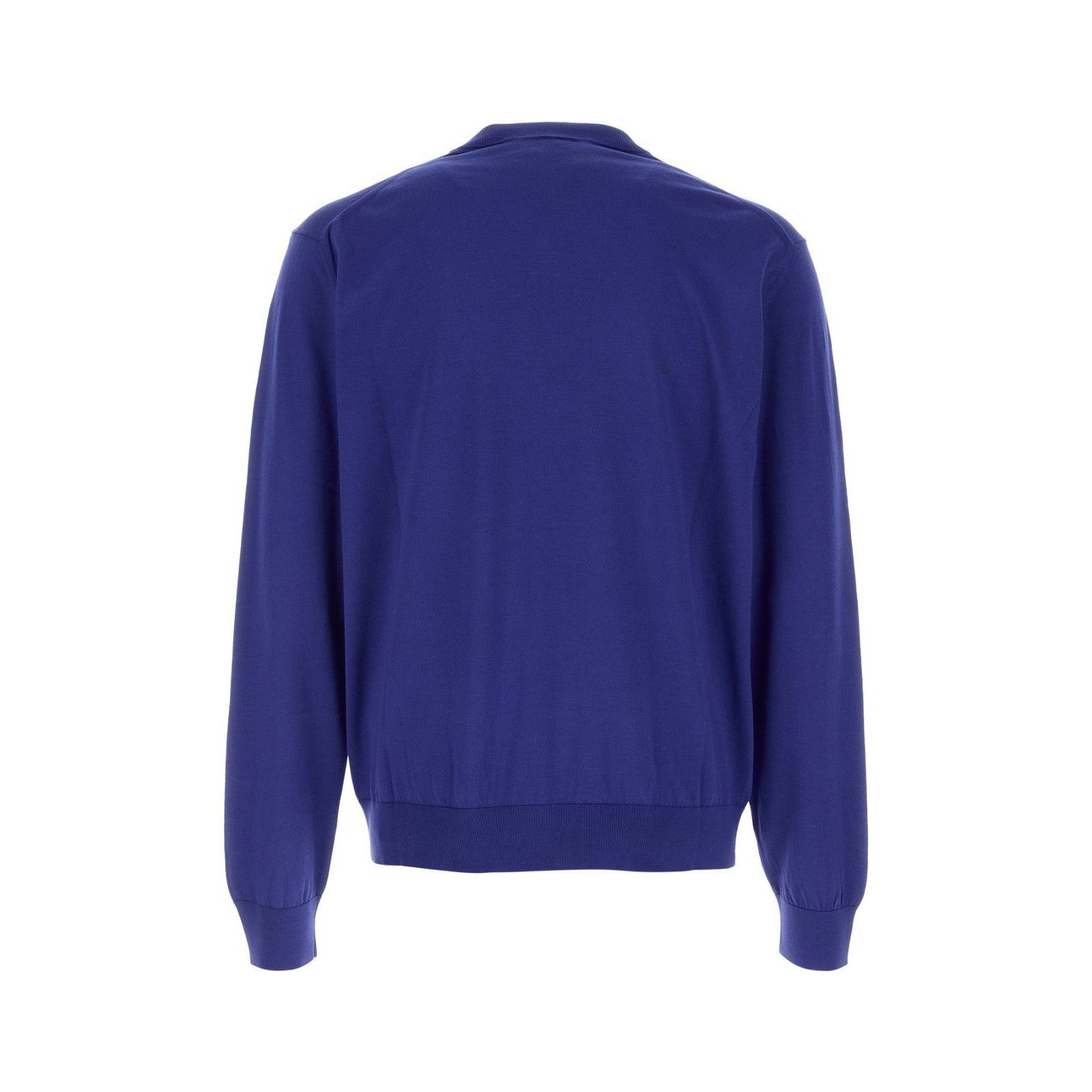 Versace VERSACE Blue Silk Blend Sweater New & Authentic (Men's size: Size US XL / EU 56 / 4 - 2 Thumbnail