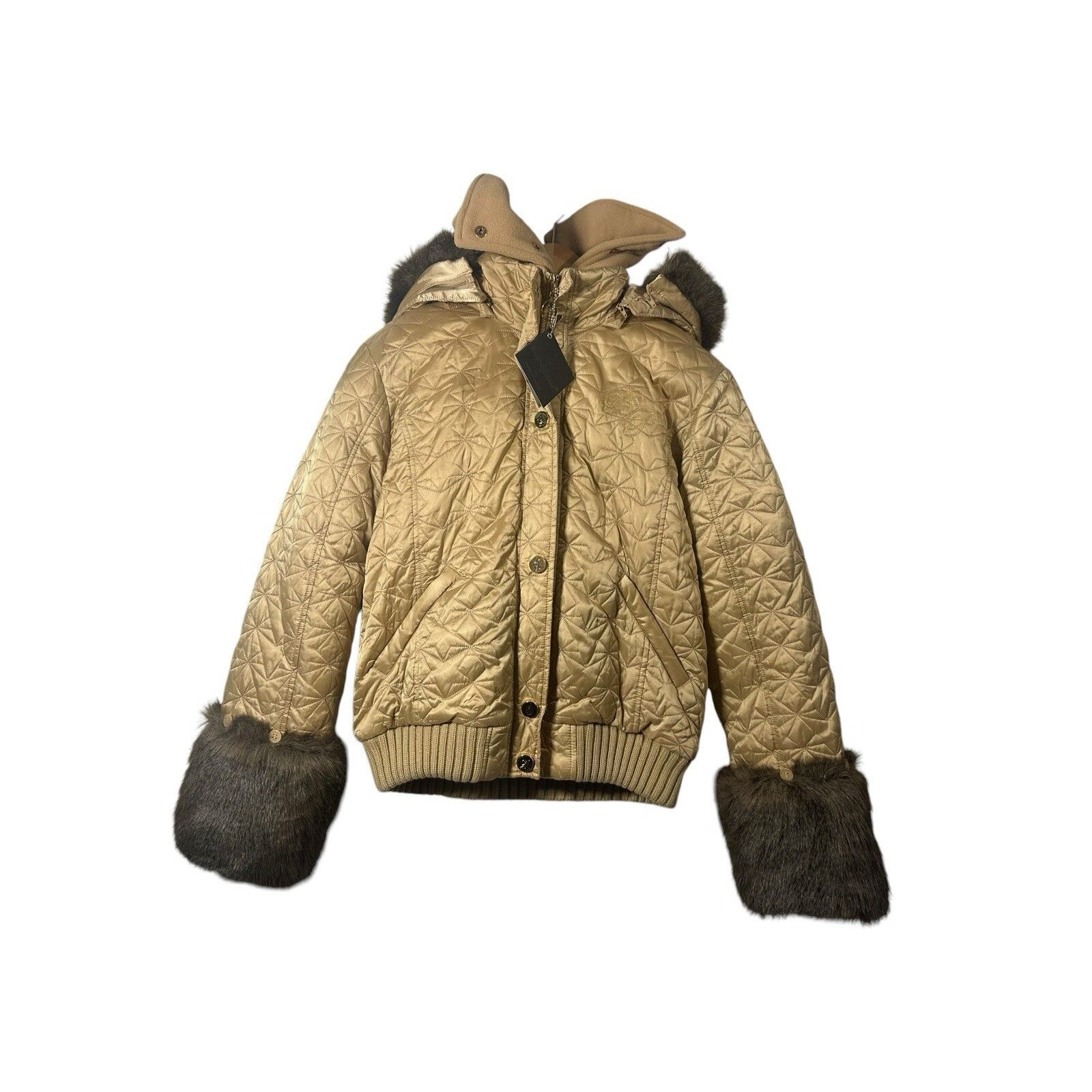 Other Vintage Baby Phat Y2K Jacket With Removable Neck Scarf & Fur Size M / US 6-8 / IT 42-44 - 1 Thumbnail