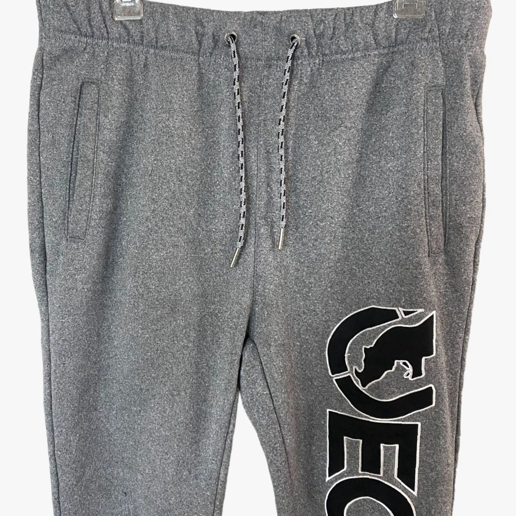 Ecko Unltd. VINTAGE Ecko Unltd. Fleece Jogger Sweatpant Gray Logo Embroidered Sweatpant Activewear Mens Medium Size US 31 - 4 Thumbnail