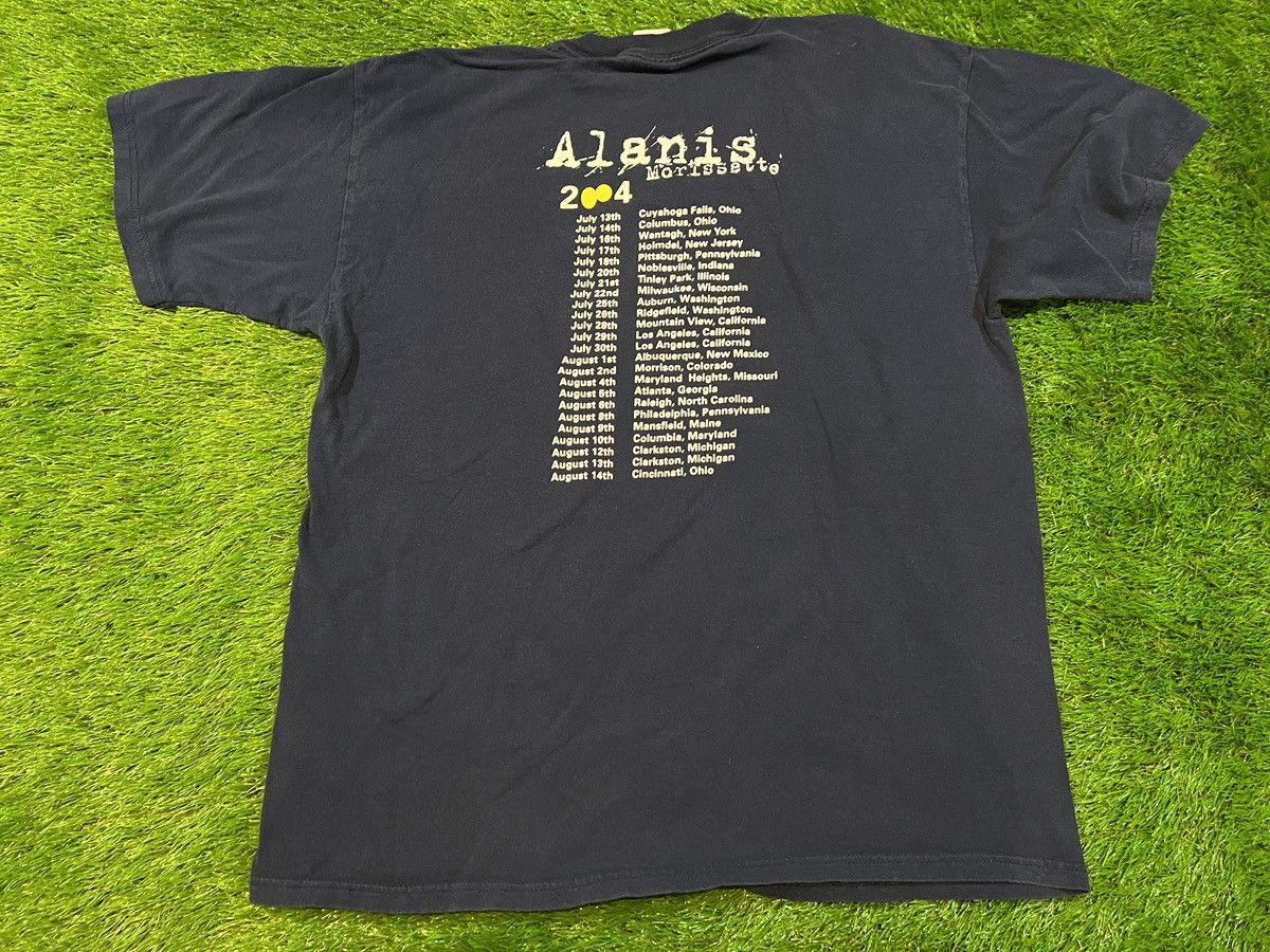 Band Tees × Vintage Vintage Y2K Alanis Morissette So-Called Chaos Tour T-Shirt Size US XL / EU 56 / 4 - 4 Thumbnail
