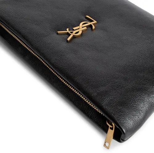 Saint Laurent Paris o1s1wg110425 765025 Size: OS / Pouch in Nero Size ONE SIZE - 3 Thumbnail