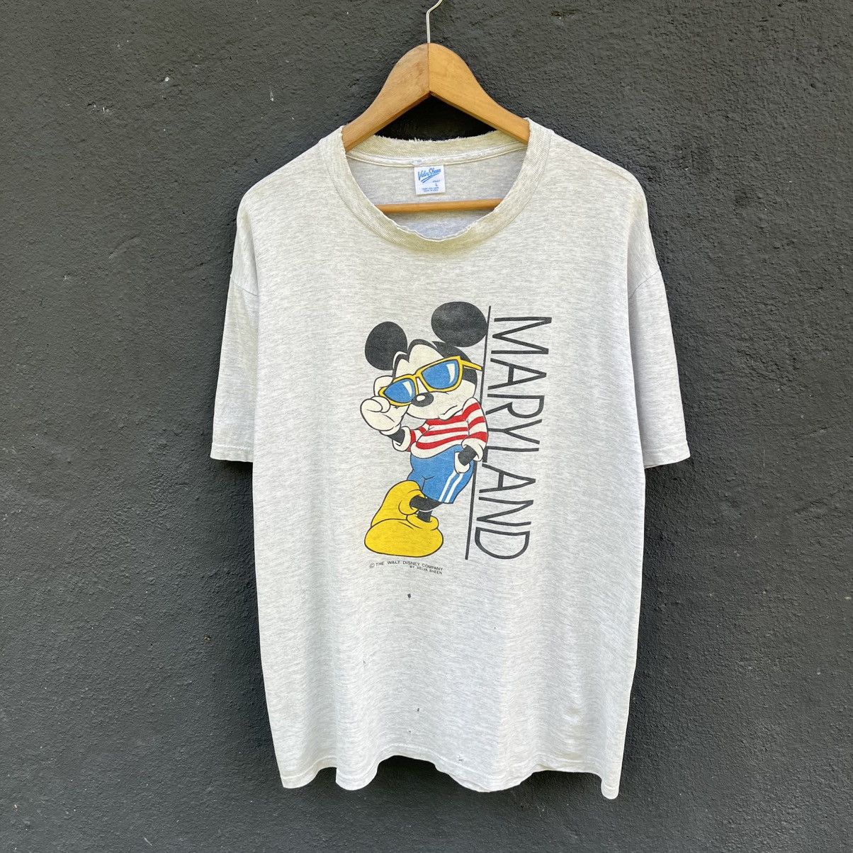 Mickey Mouse Thrashed 90s Distressed Mickey Mouse Disney Tee Size US L / EU 52-54 / 3 - 1 Thumbnail