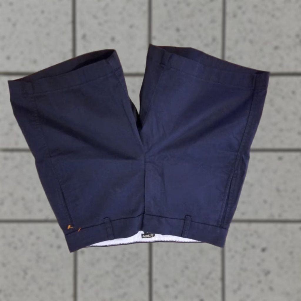 J.Crew VINTAGE? No. J.CREW Khaki Shorts Navy Blue Cotton Chino 4 Slim? Regular? (remove?) Size 27" / US 4 / IT 40 - 1 Thumbnail