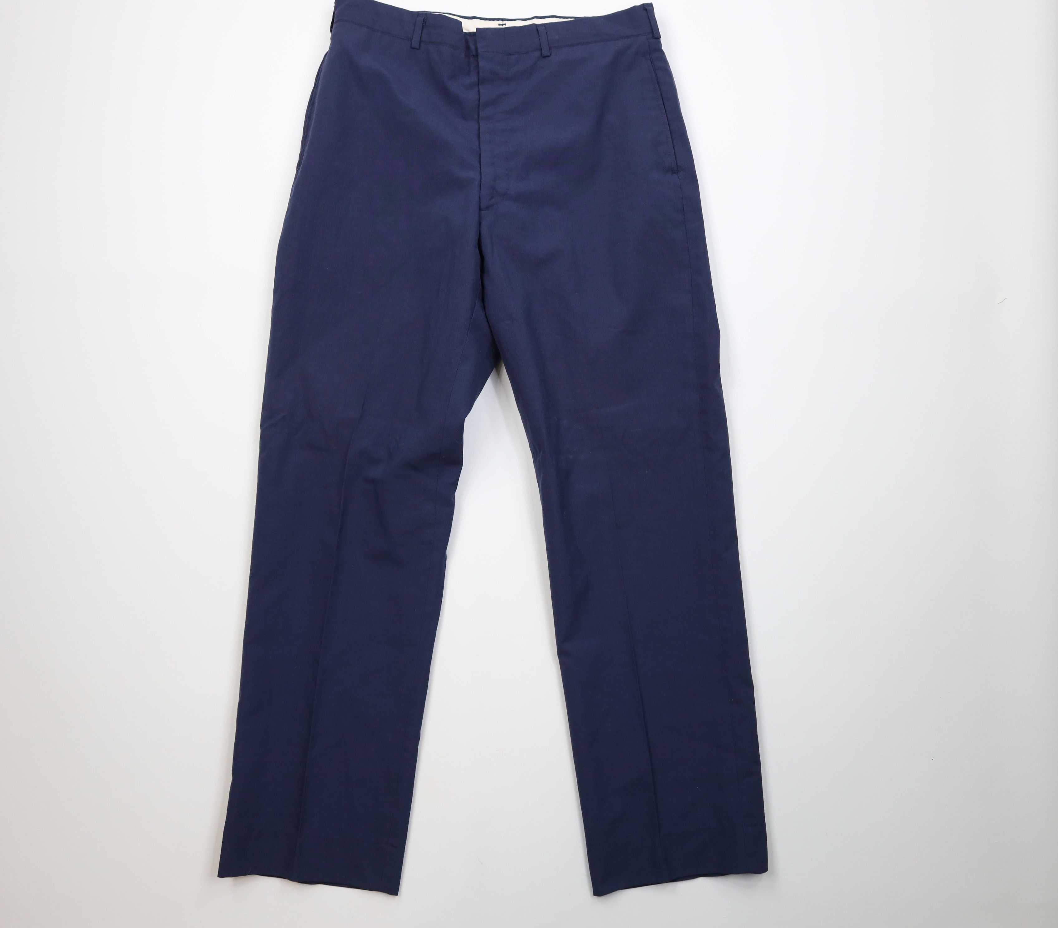 Vintage Vintage 70s Vietnam War USGI 5 Wool Blend AF Pants USA Size US 32 / EU 48 - 1 Thumbnail
