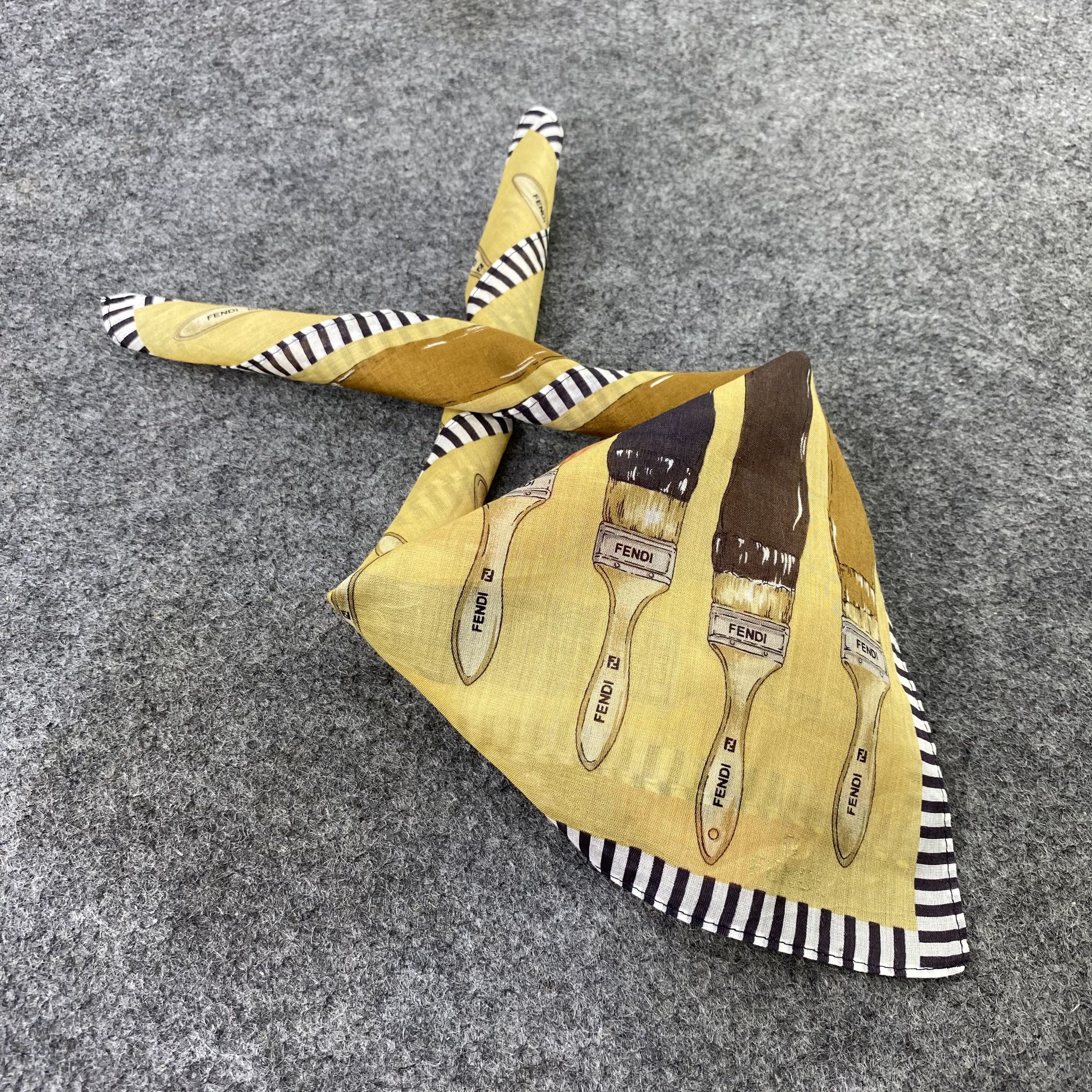 Designer Fendi Handkerchief / Bandana / Neckerchief-B683 Size ONE SIZE - 1 Thumbnail