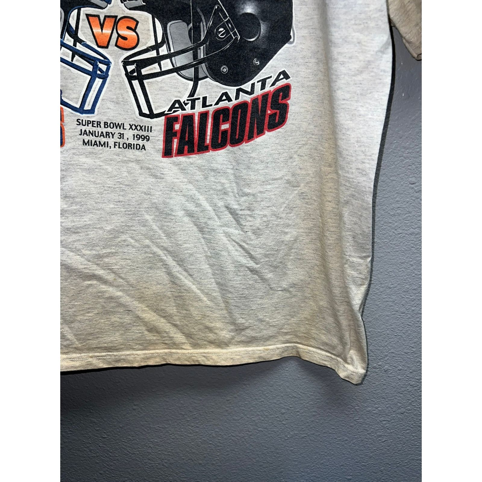 Vintage Vintage Denver Broncos Shirt Atlanta Falcons Tee Yellowed XL Size US XL / EU 56 / 4 - 6 Thumbnail