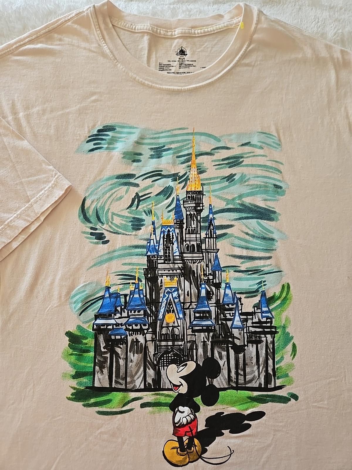 Disney Disney Parks 2025 WDW Castle T Shirt Size Large UNISEX New Size ONE SIZE - 2 Thumbnail