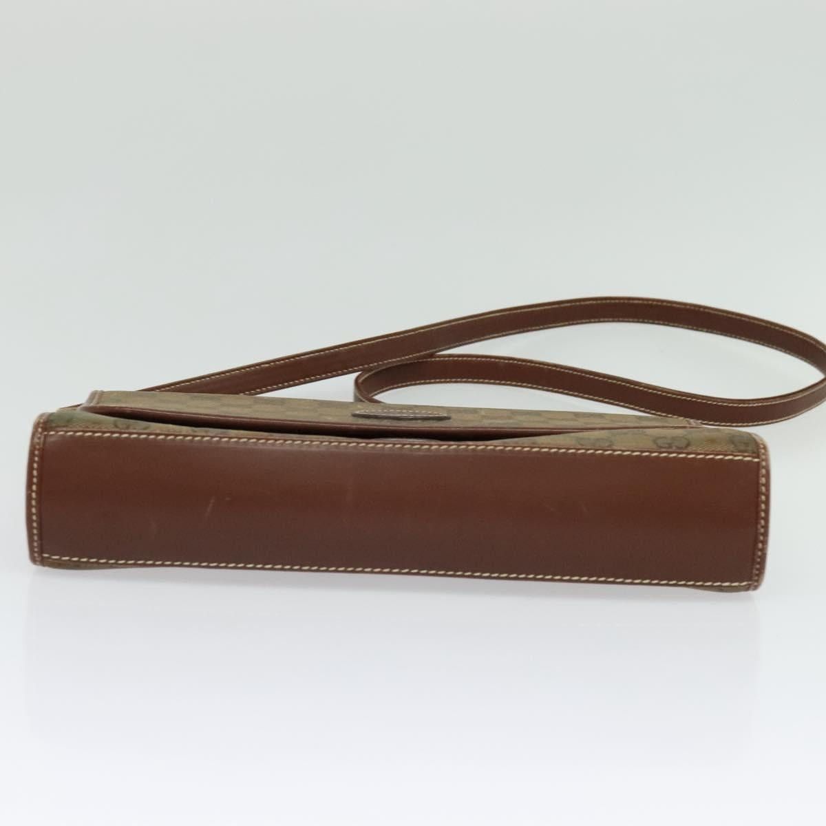 Gucci GUCCI GG Canvas Shoulder Bag Brown Gold 004 49 004 49 Size ONE SIZE - 9 Thumbnail