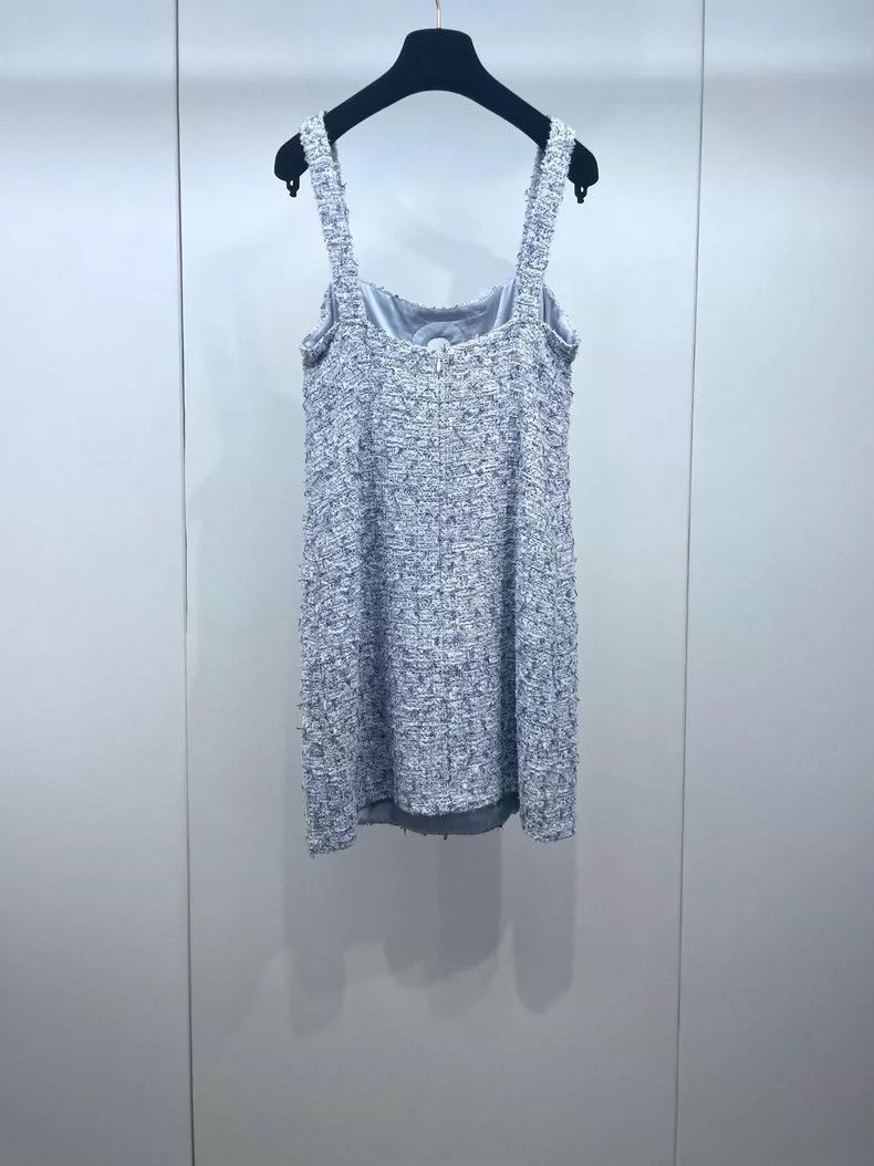 Chanel Chanel Hollow Design Rhinestone Dress -2505 Size S / US 4 / IT 40 - 2 Thumbnail