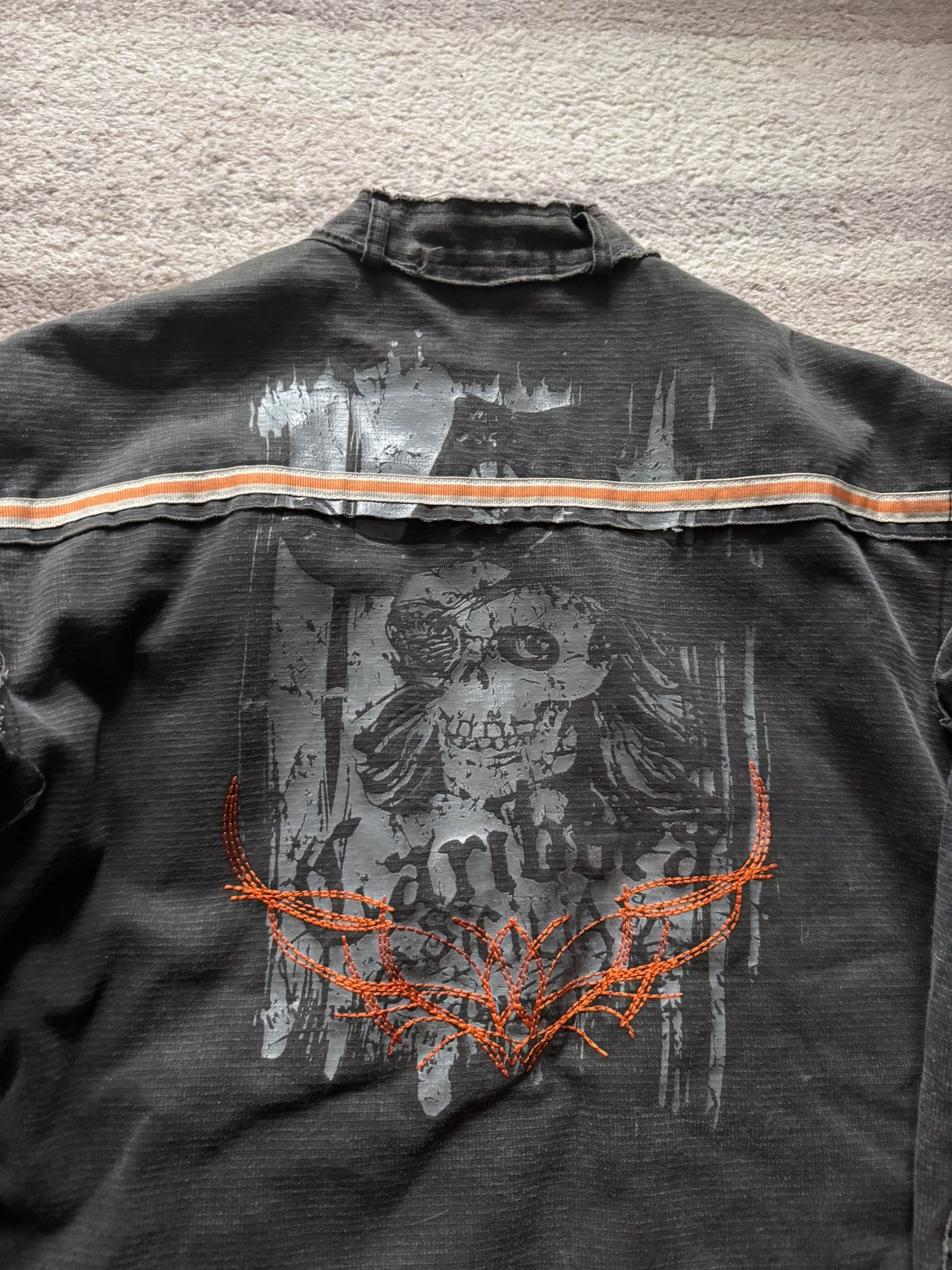 Vintage Vintage distressed jacket swag grunge y2k L trashed Size US L / EU 52-54 / 3 - 6 Thumbnail