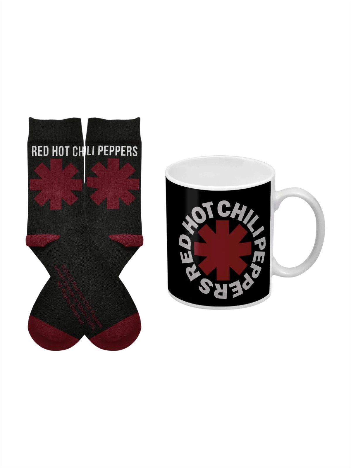 Band Tees RED HOT CHILI PEPPERS OFFICIAL COFFEE MUG & SOCK PACK (2023) Size ONE SIZE - 5 Thumbnail