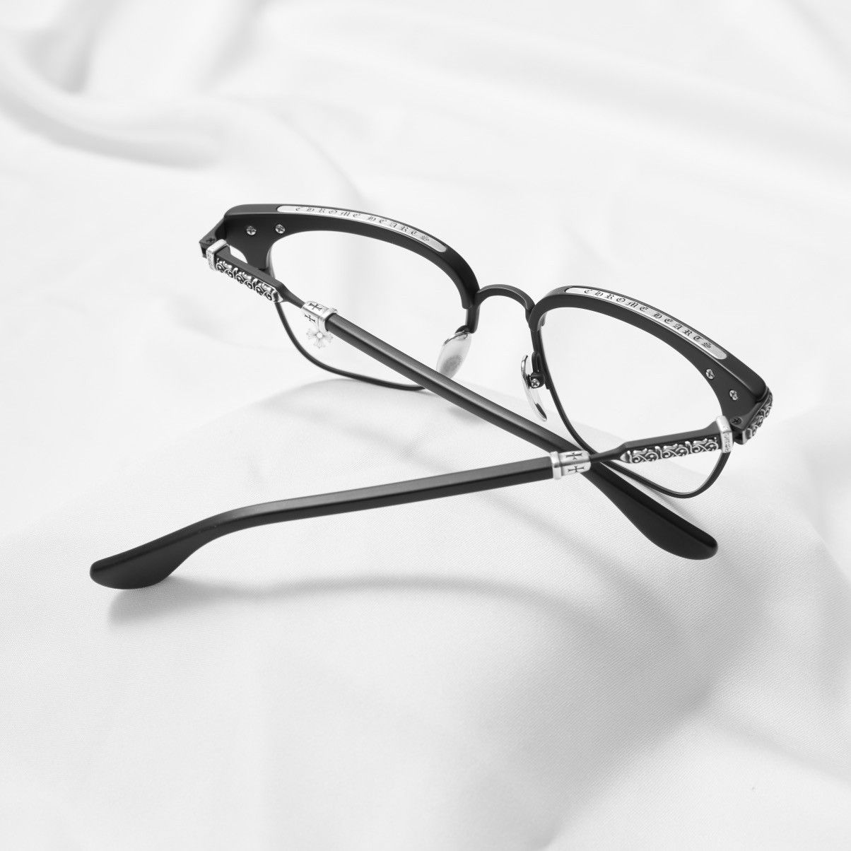 Chrome Hearts CHROME HEARTS VERTICAL SMILE II MATTE BLACK GLASSES Size ONE SIZE - 7 Thumbnail