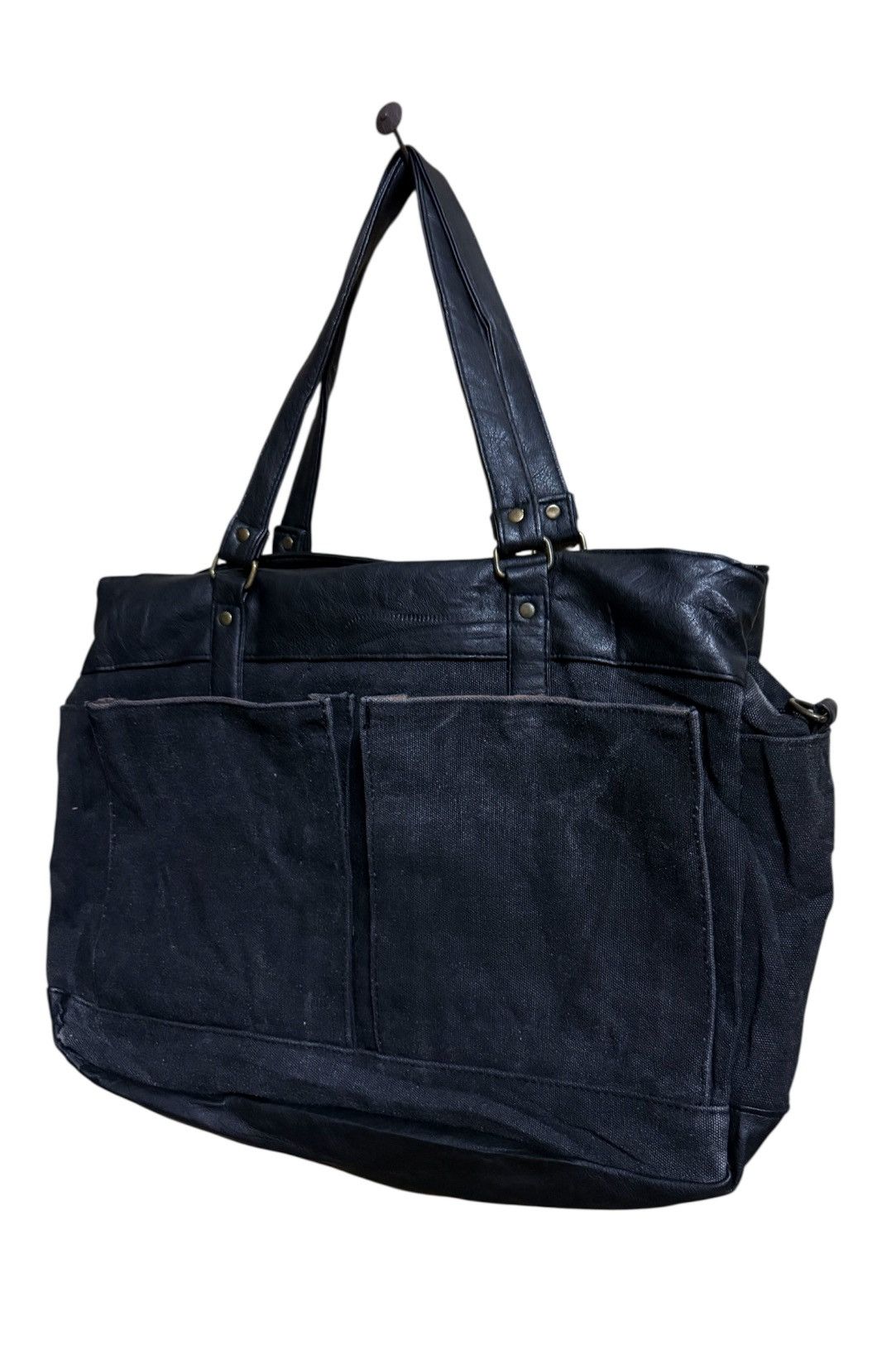 Japanese Brand Vintage Handle Bag HVC CANVAS JAPAN Size ONE SIZE - 3 Thumbnail