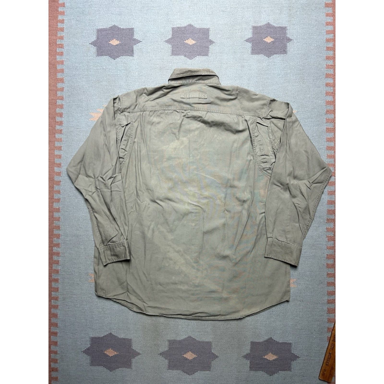 Vintage Duluth Duluth Trading Long Sleeve Button Shirt Cotton Canvas Work Men’s XL Tall Beige Size US XL / EU 56 / 4 - 2 Thumbnail