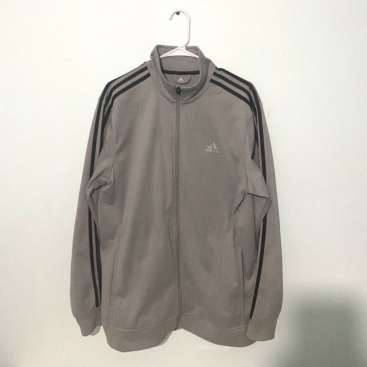 Adidas Grey Adidas Track Jacket Size US L / EU 52-54 / 3 - 1 Thumbnail
