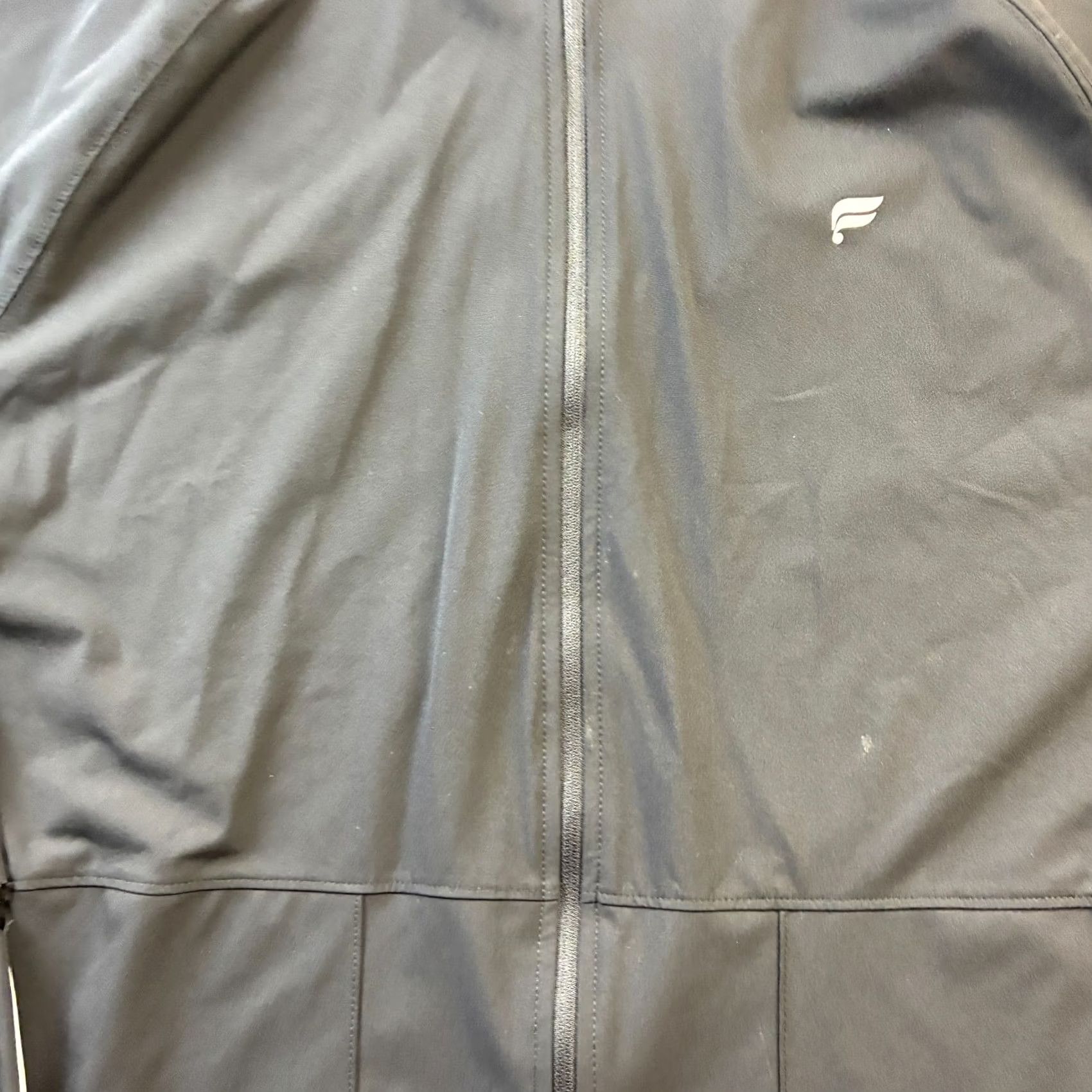Fabletics Fabletics Jacket Mens XL Black Full Zip Hoodie Windbreaker Pockets Logo Casual Sports Athletic Jacket Size US XL / EU 56 / 4 - 7 Thumbnail