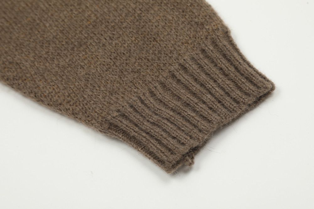 Japanese Brand Leapard knitted Zipper Sweater Size US L / EU 52-54 / 3 - 5 Thumbnail
