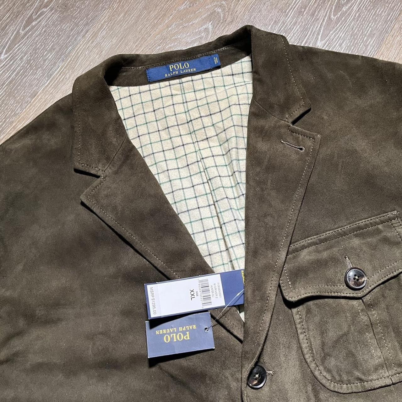 Polo Ralph Lauren polo ralph lauren brown goat suede blazer Size 48R - 3 Thumbnail