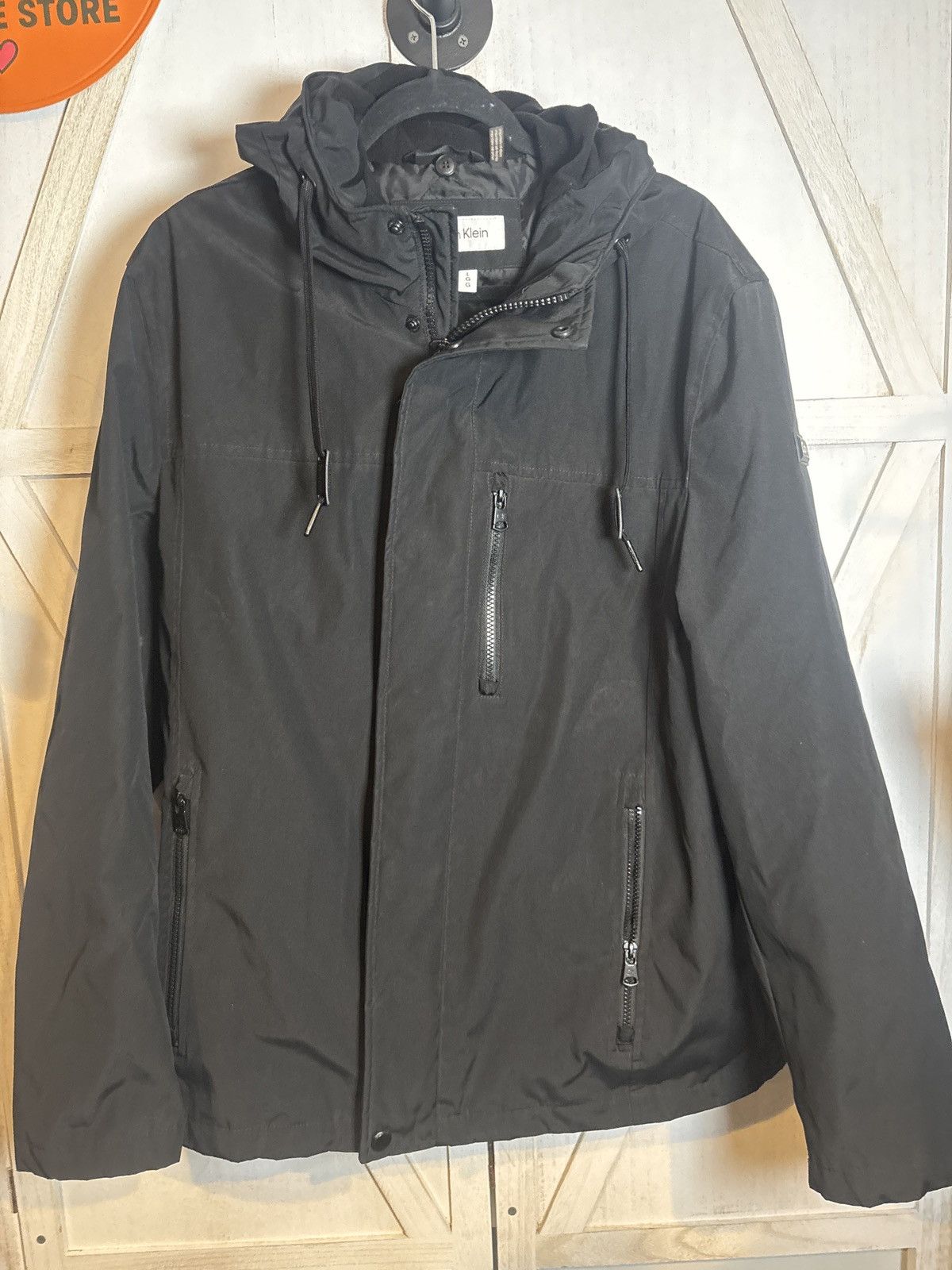Calvin Klein Calvin Klein Black Quilted Winter Jacket – Size Large Size US L / EU 52-54 / 3 - 1 Thumbnail
