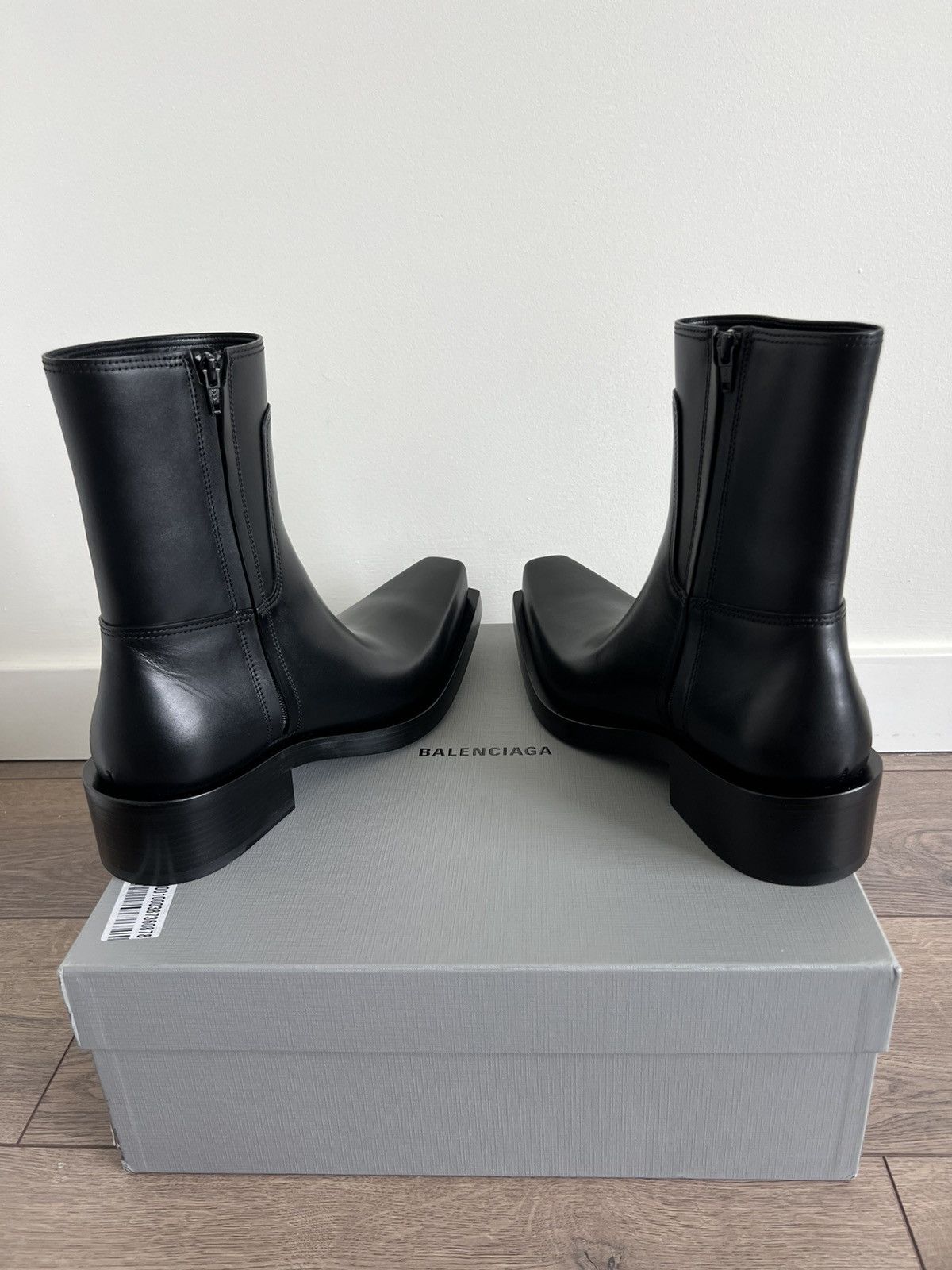 Balenciaga Balenciaga Santiago Boot Black Calfskin 43 Size US 10 / EU 43 - 6 Thumbnail