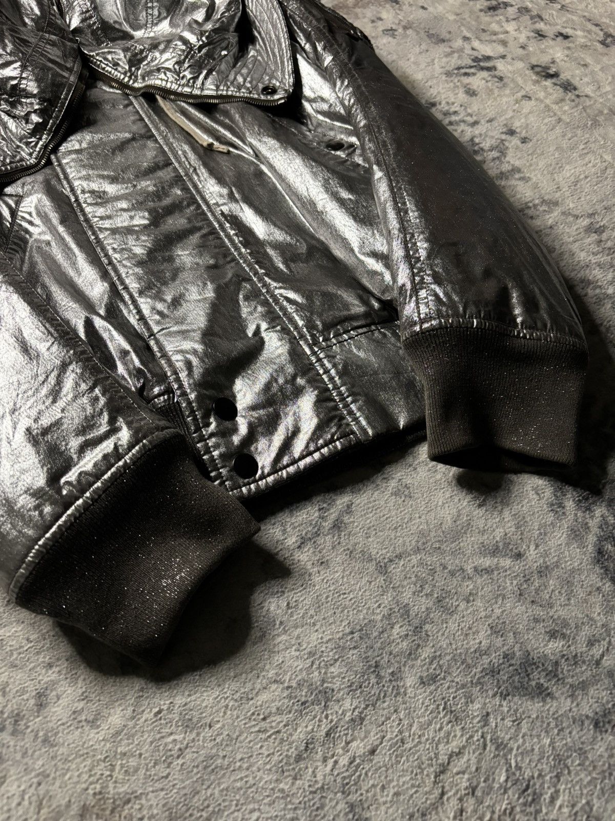 Rick Owens Rick Owens SAMPLE Fw13 Plinth Glitter Exploder Jacket Size US M / EU 48-50 / 2 - 6 Thumbnail
