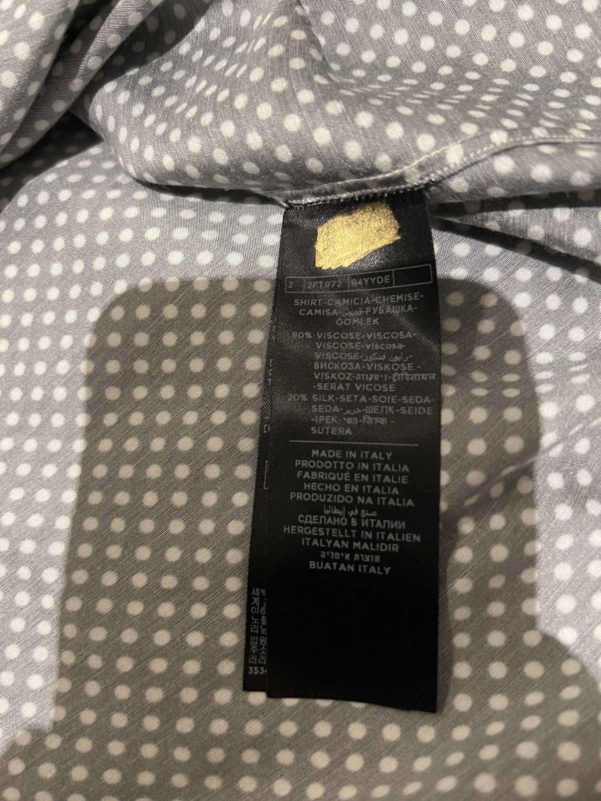 Tom Ford Tom ford Dalmatian black white casual shirt Size 15/5 39 Size US M / EU 48-50 / 2 - 11 Thumbnail