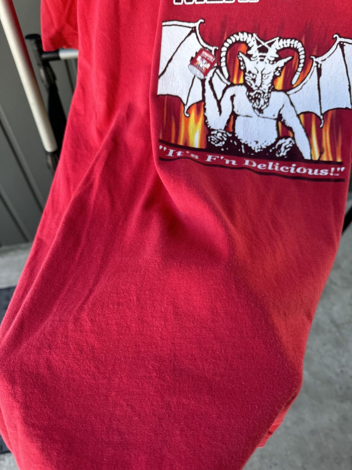 Band Tees × Vintage Vintage 2000s Tenacious D Meat Sauce T Shirt Devil Y2K Size US XL / EU 56 / 4 - 6 Thumbnail