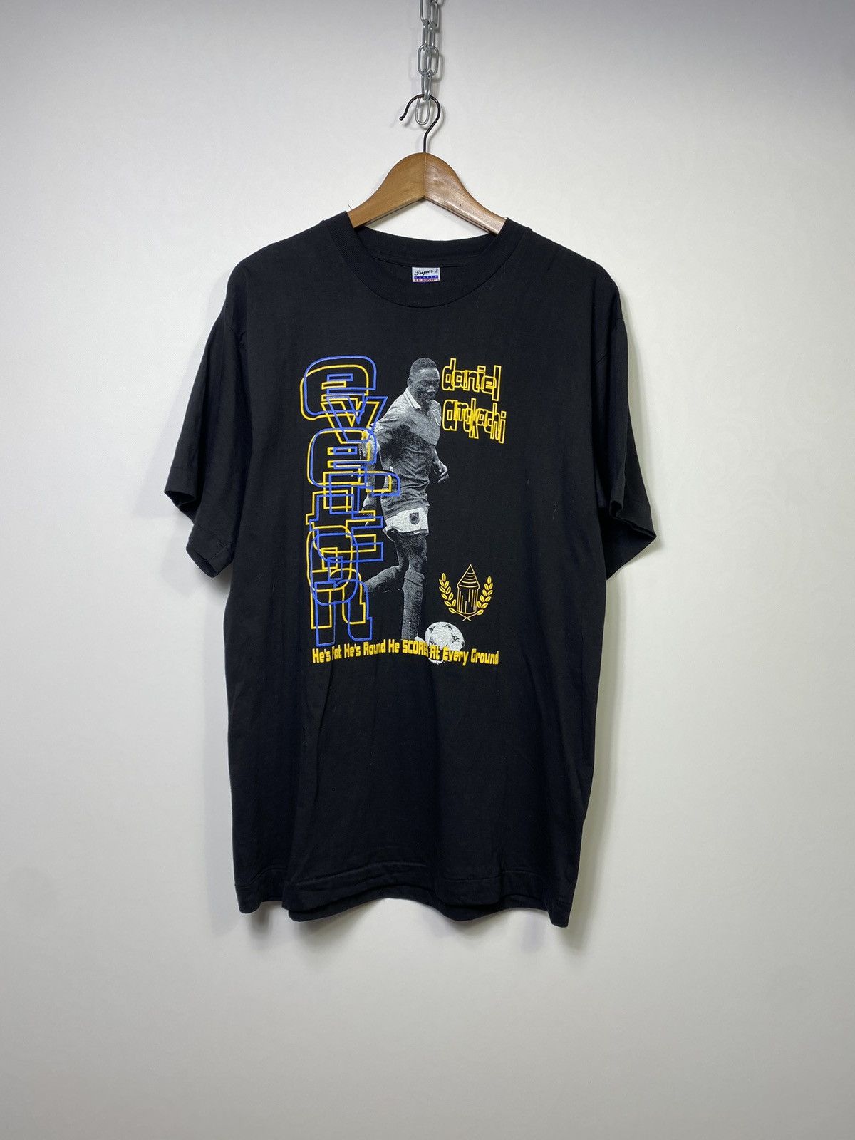 Other Rare 90s Single Stitch #11 Daniel Amocachi Everton T-shirt Size US L / EU 52-54 / 3 - 1 Thumbnail