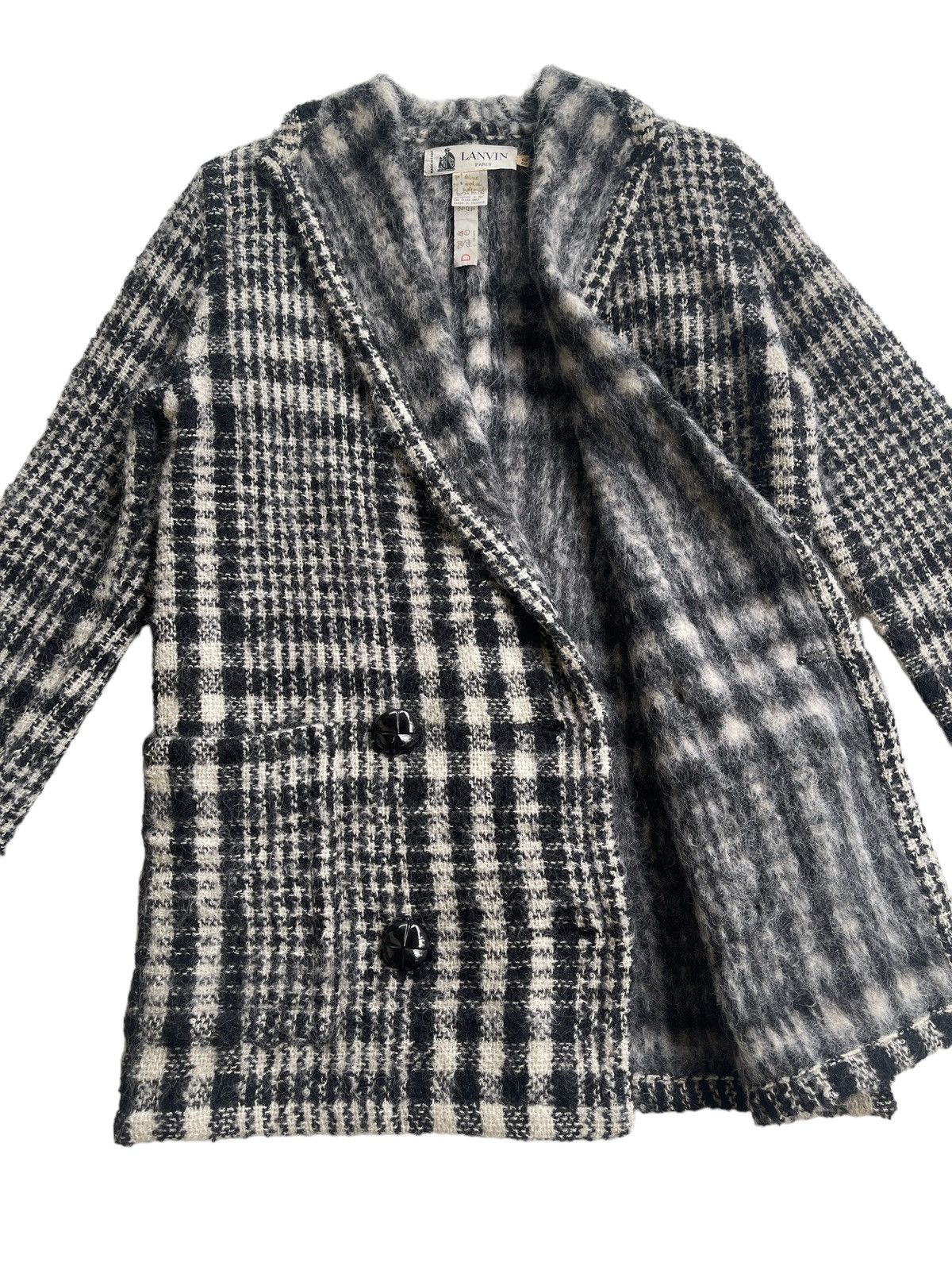 Lanvin Lanvin Mohair Luxury Coat Size S / US 4 / IT 40 - 6 Thumbnail