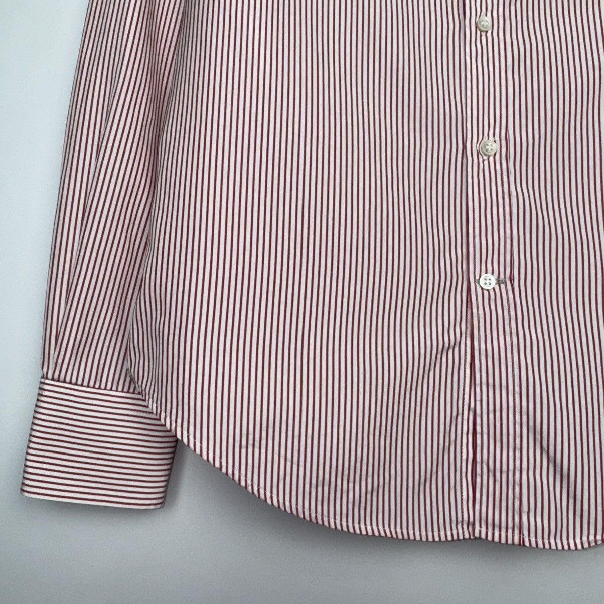 Brunello Cucinelli BRUNELLO CUCINELLI STRIPED BUTTON UP SHIRT COTTON Size US M / EU 48-50 / 2 - 8 Thumbnail