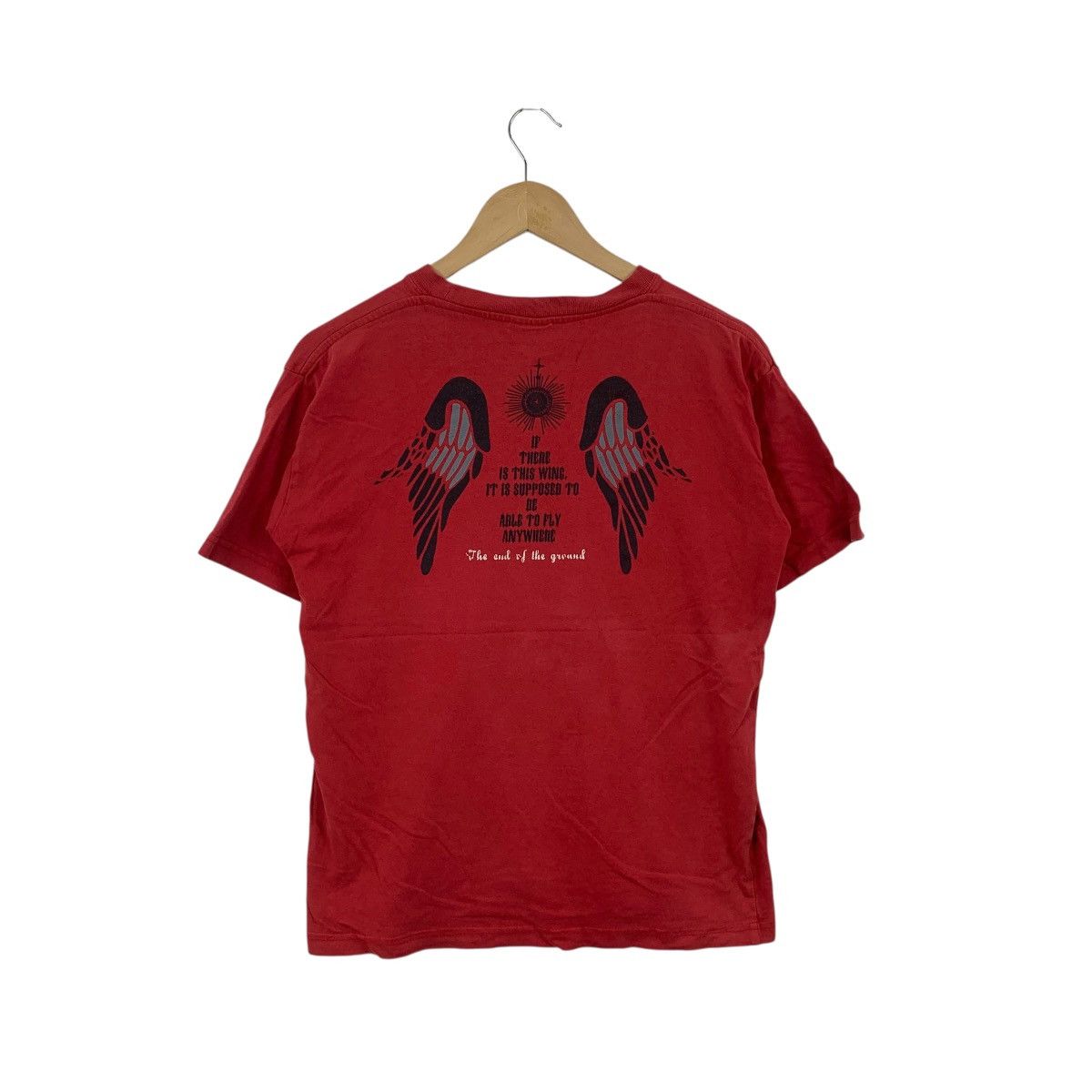 Bullet Noise BULLET NOISE Wing Happiness The End Of The Ground Tee Shirt Size US M / EU 48-50 / 2 - 1 Thumbnail