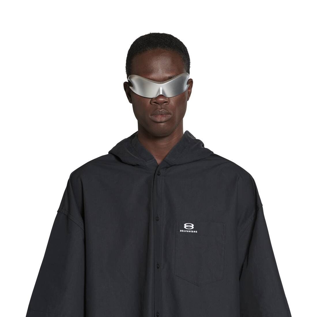 Balenciaga o1bcso1str0725 Unity Sports Icon Patched Shirt Large Fit Size US M / EU 48-50 / 2 - 5 Thumbnail