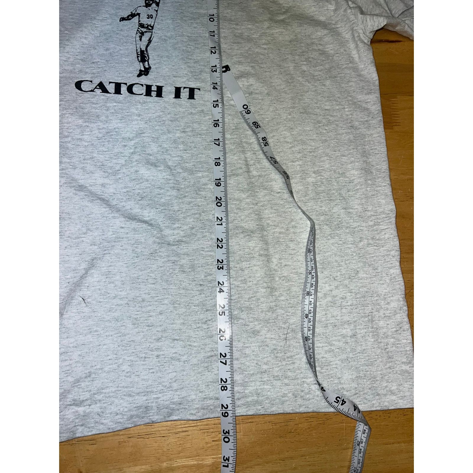 Fruit Of The Loom Vintage Baseball Shirt Trojan Baseball Fever Catch It Tee XL Size US XL / EU 56 / 4 - 8 Thumbnail