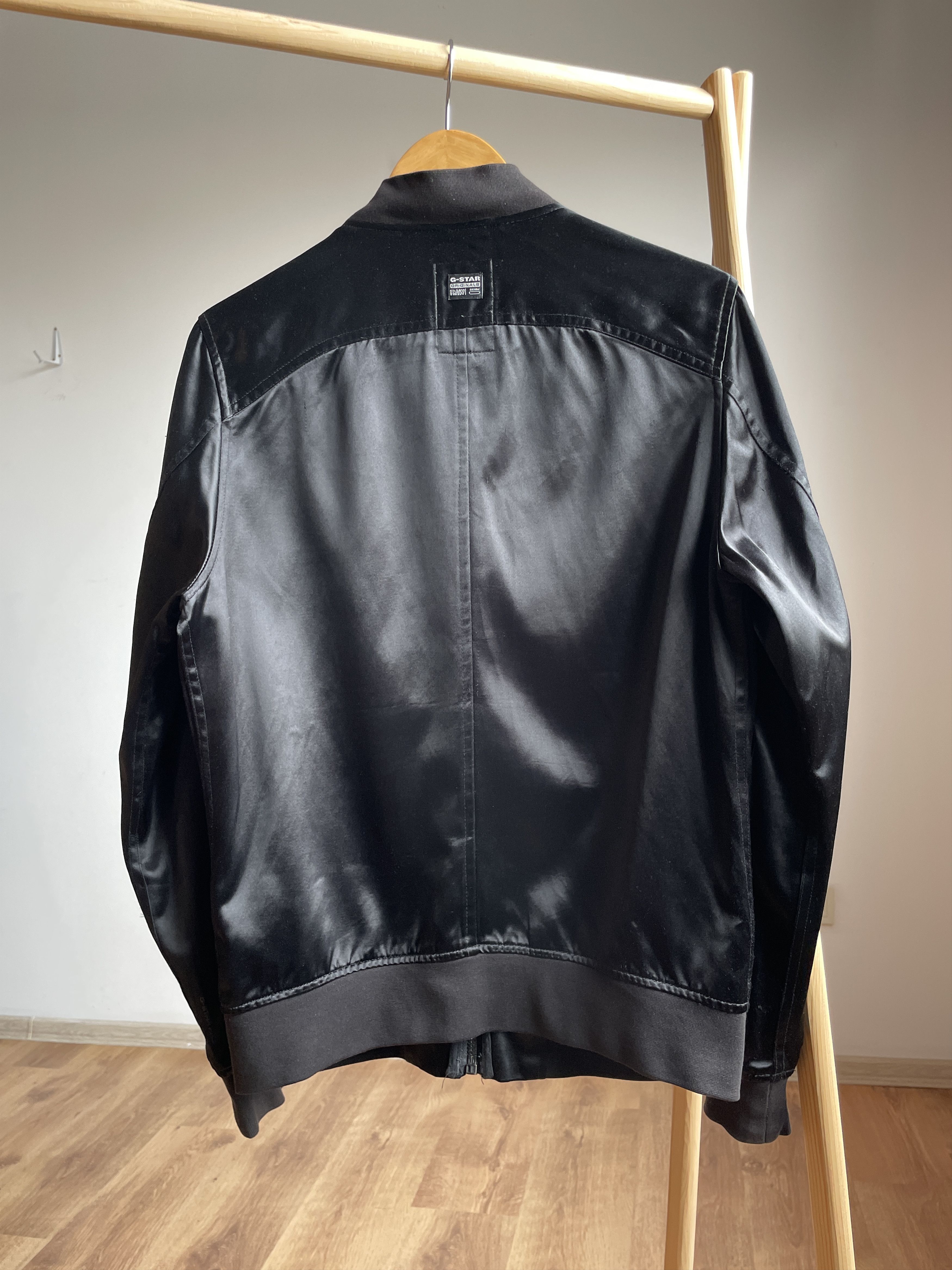 G-Star G Star Raw New Riley Satin Slim 3D Bomber Jacket Size L Size US L / EU 52-54 / 3 - 2 Thumbnail
