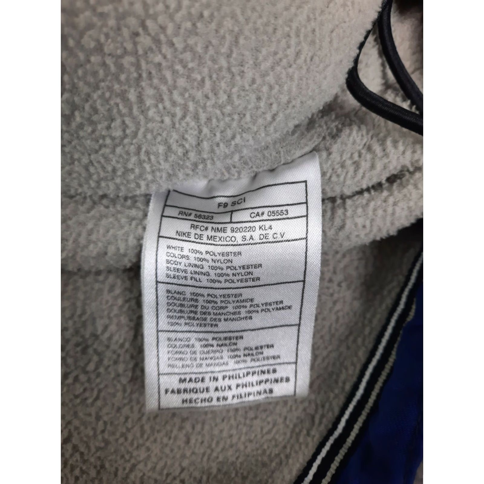 Nike VINTAGE Nike Jacket Parka Blue Size L Mens Winter Fleece-Lined Coat 00s Y2K Nike Dri-Fit Logo Nicely Styled Vtg Size US L / EU 52-54 / 3 - 4 Thumbnail