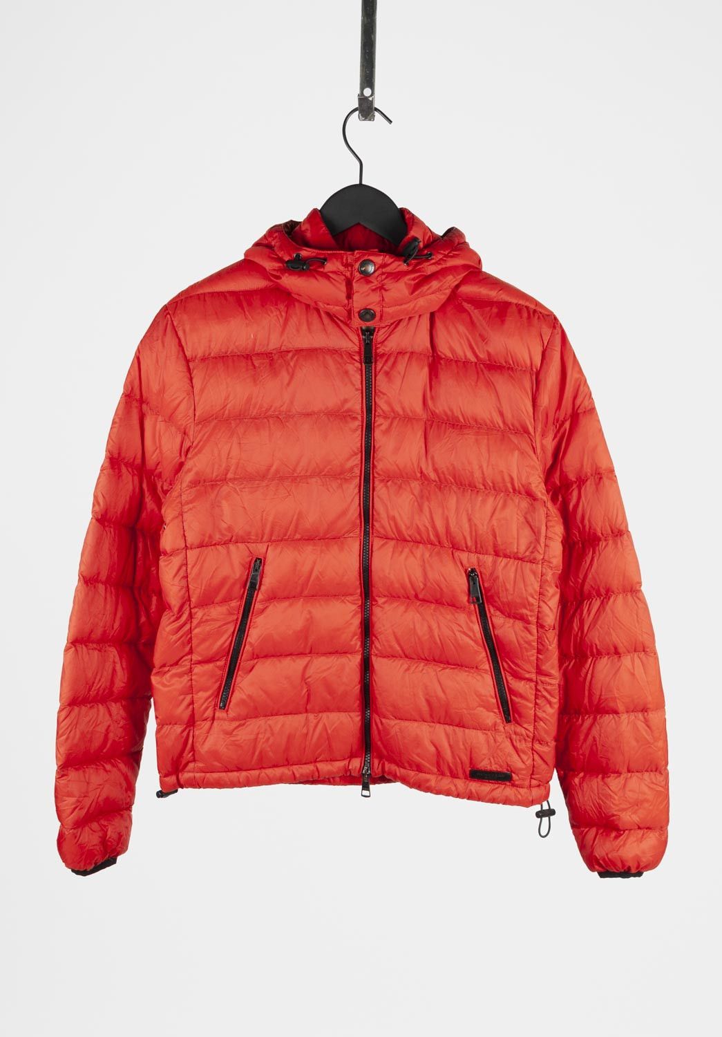 Red burberry jacket mens on sale