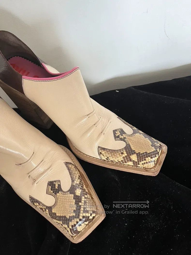 Miu Miu Miu Miu High Heels Boots Size US 9 / IT 39 - 4 Thumbnail