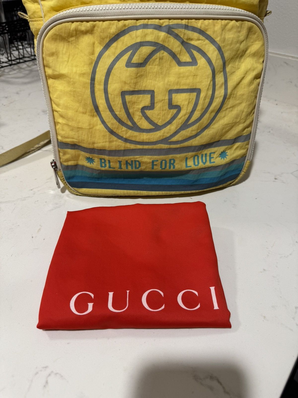 Gucci Gucci medium Blind For Love backpack *RUNWAY* Size ONE SIZE - 11 Thumbnail