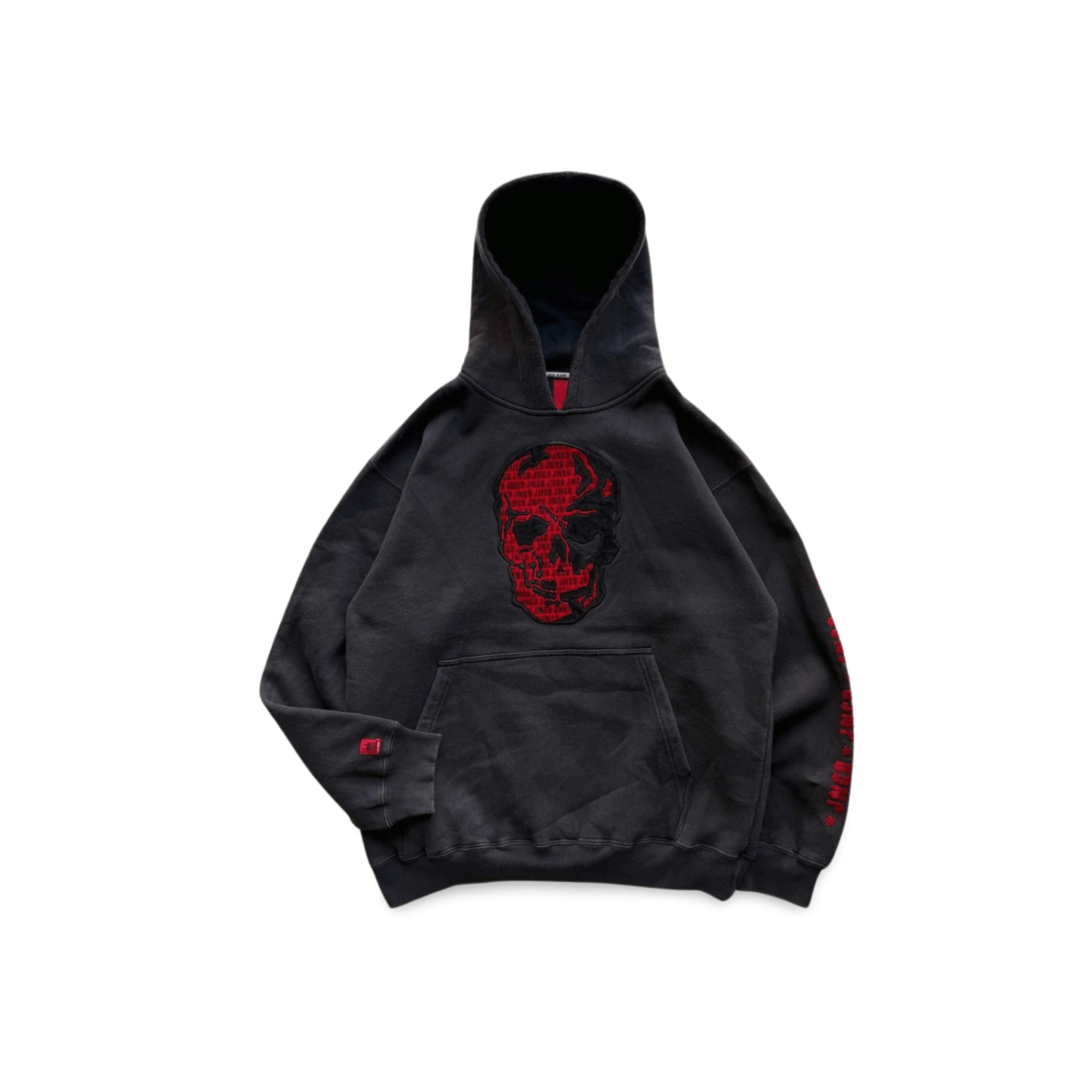 JNCO Vintage JNCO Affliction Style Skull Hoodie Size US L / EU 52-54 / 3 - 1 Thumbnail