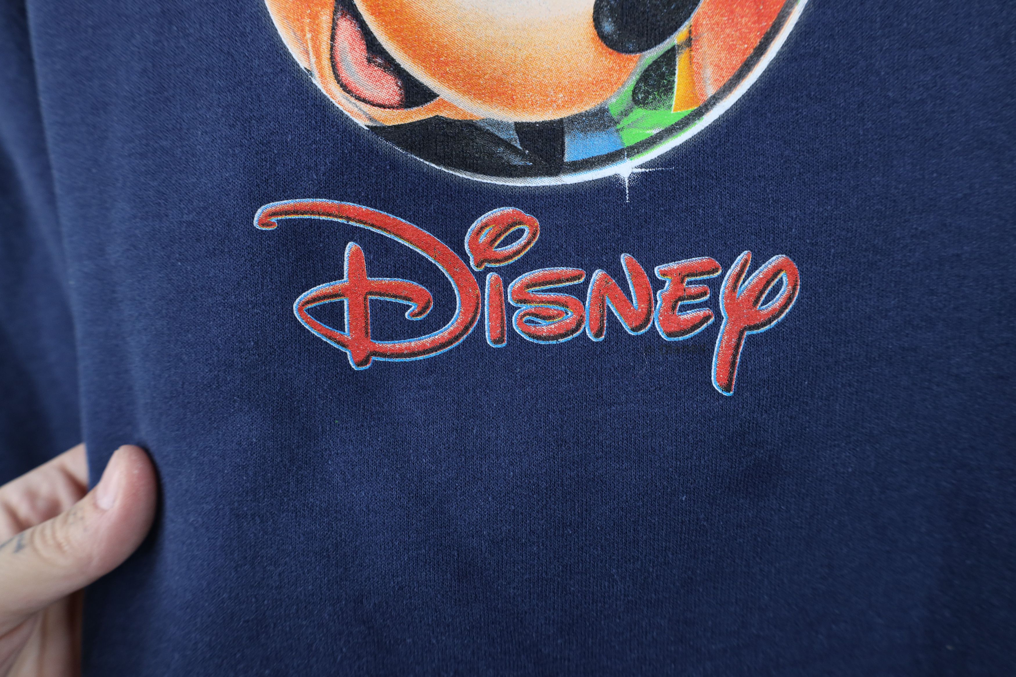 Disney Vintage Disney Spell Out Mickey Mouse and Friends Sweatshirt Size US XL / EU 56 / 4 - 6 Thumbnail
