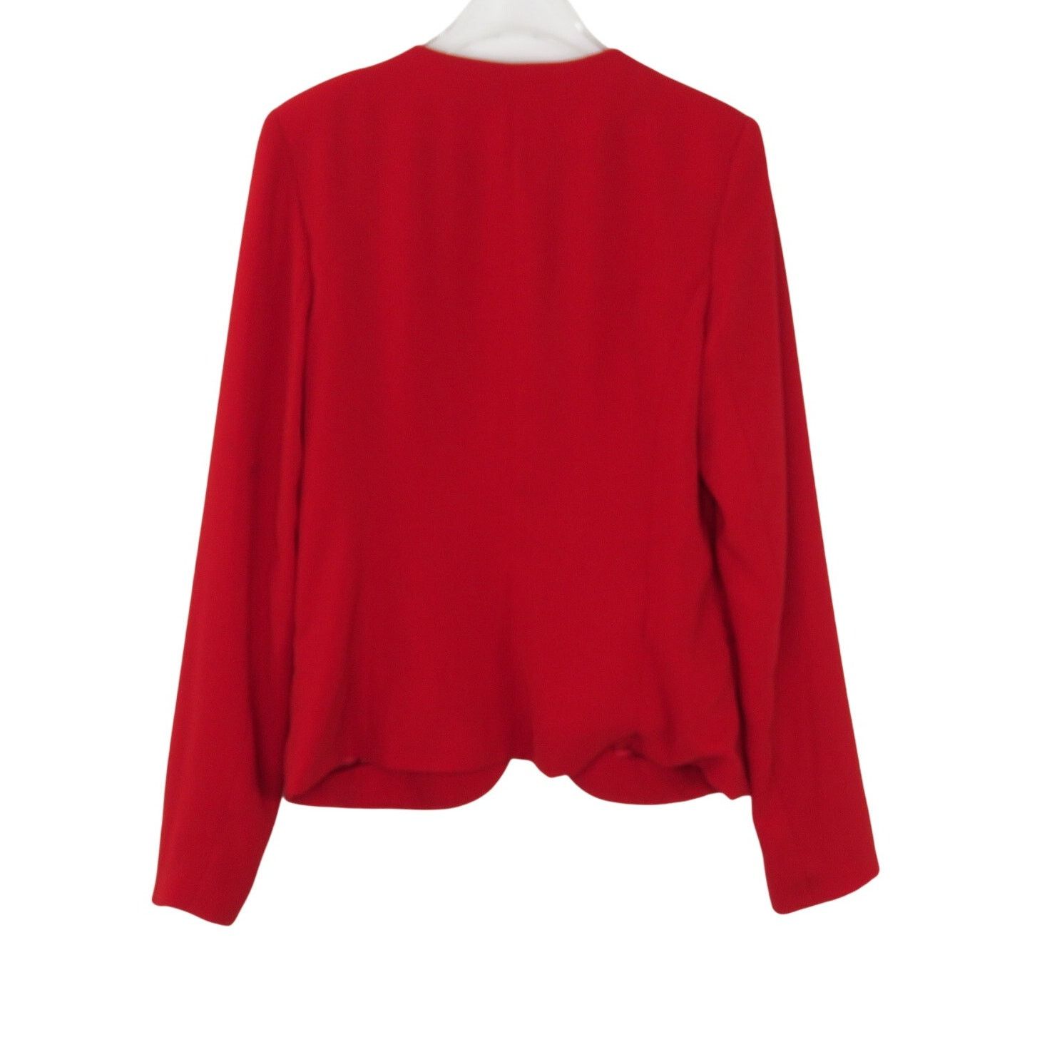 Other Akira Red Blazer Jacket Open Front Collarless Jacket Medium Size M / US 6-8 / IT 42-44 - 3 Thumbnail
