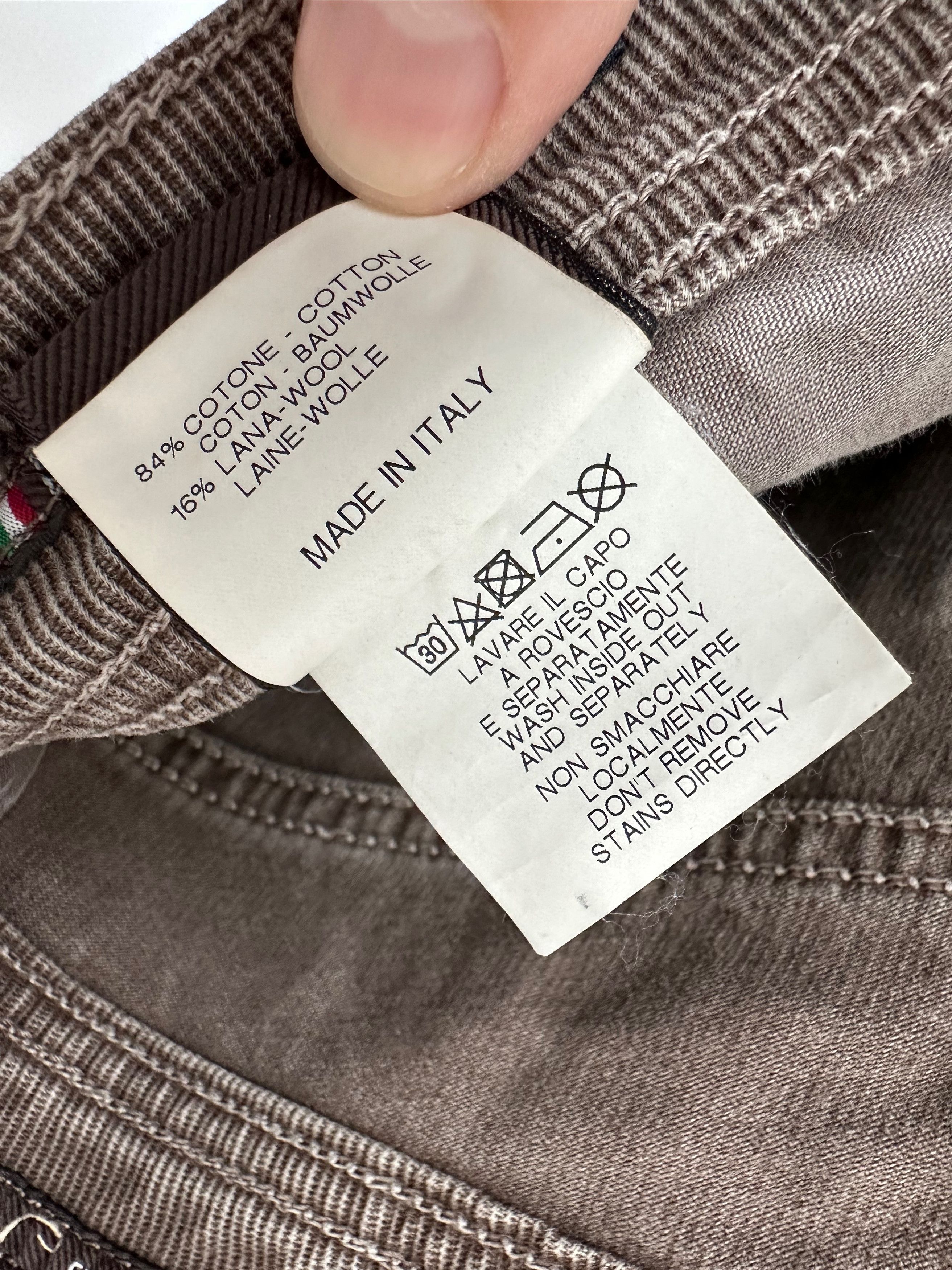 Jacob Cohen Jacob Cohen J622 Brown trousers pants Slim Fit Handmade Size US 34 / EU 50 - 18 Thumbnail