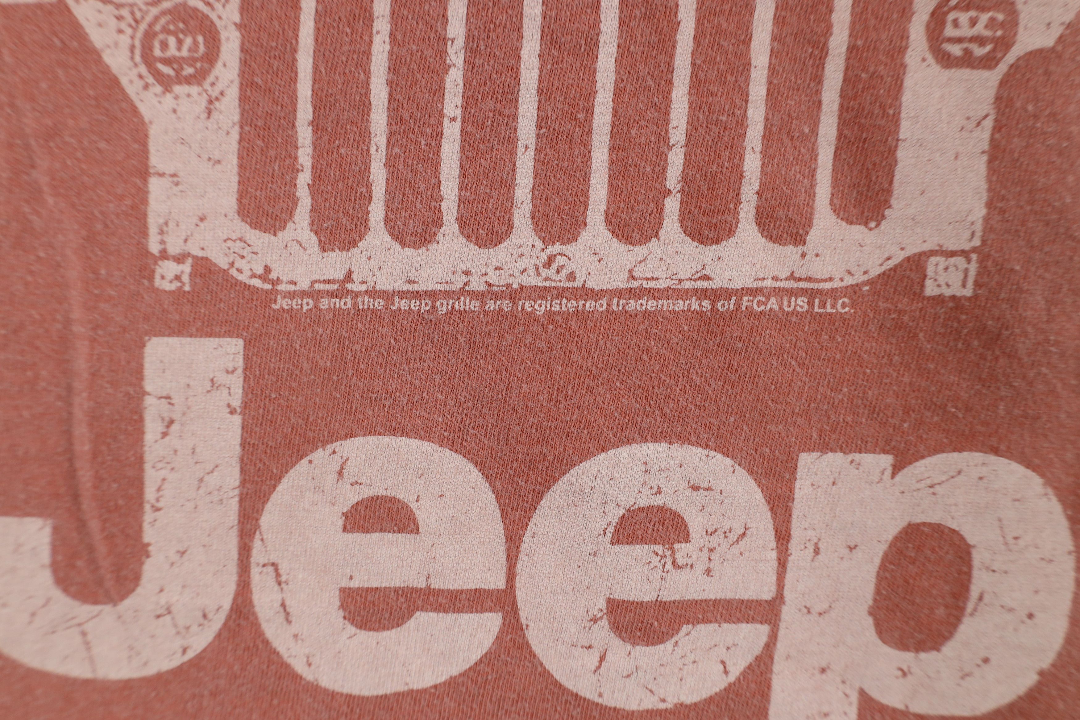 Vintage Vintage Jeep Motor Co Stonewash Spell Out T-Shirt Cotton Size US L / EU 52-54 / 3 - 9 Thumbnail