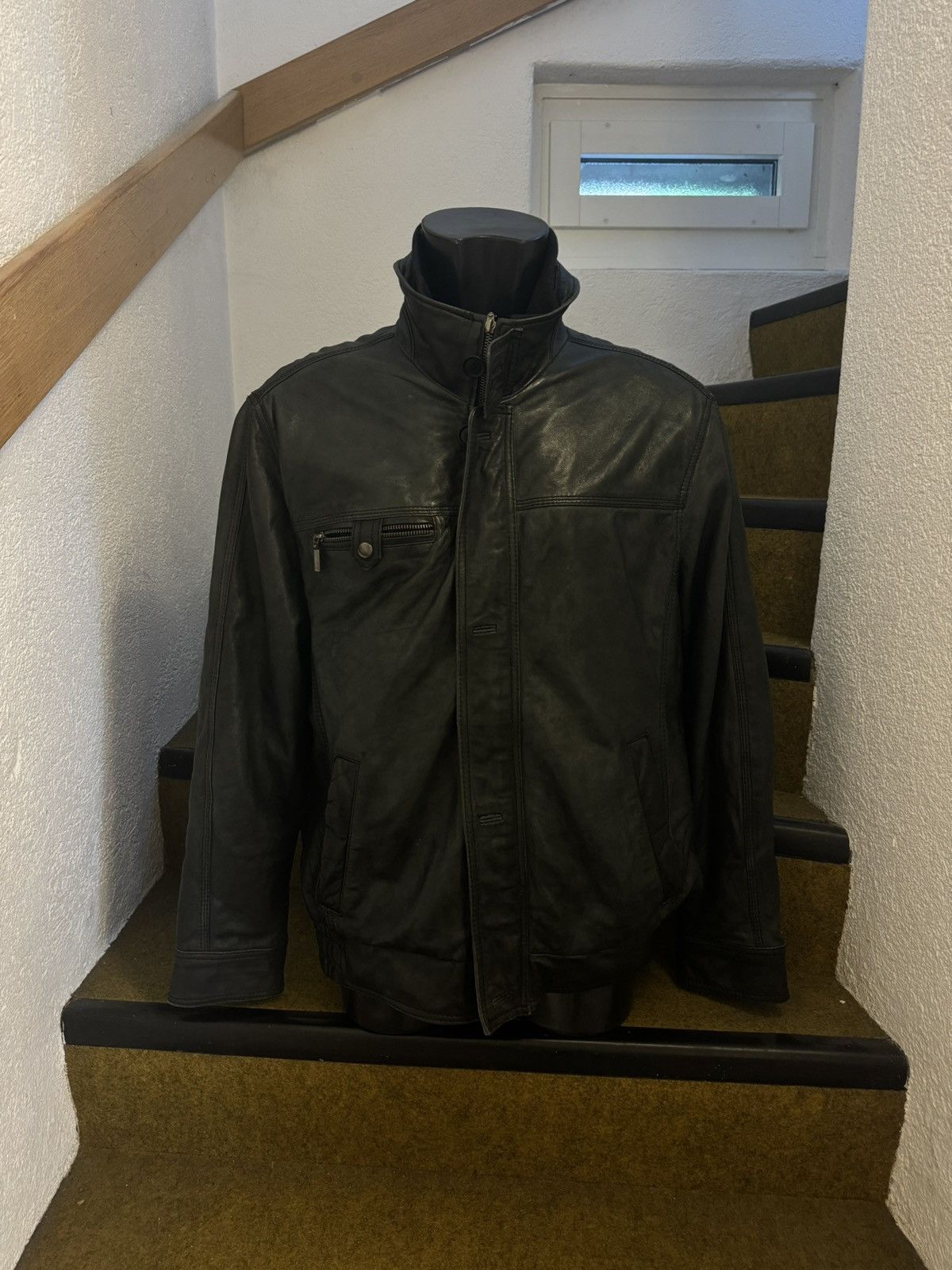 Other Casa Moda Lambskin Leather Jacket Size US L / EU 52-54 / 3 - 2 Thumbnail