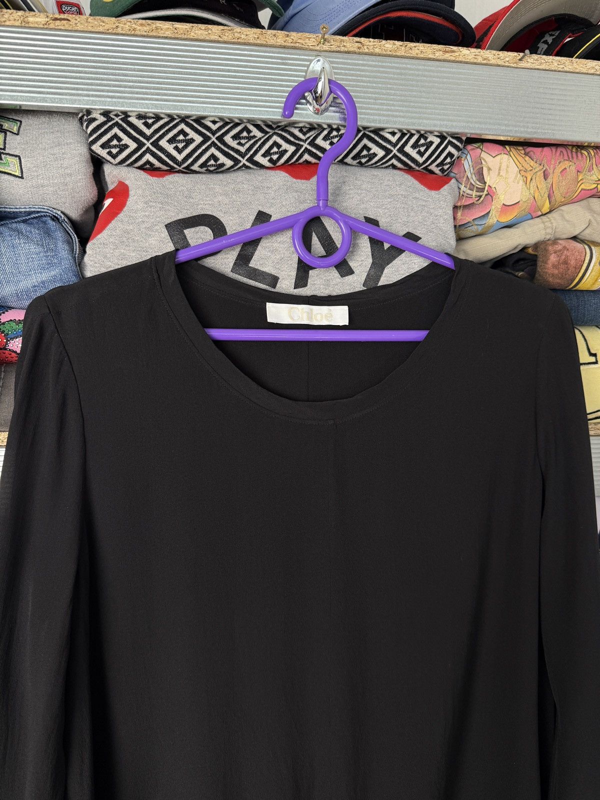 Chloe Vintage Chloe Silk Blouse Size L / US 10 / IT 46 - 3 Thumbnail