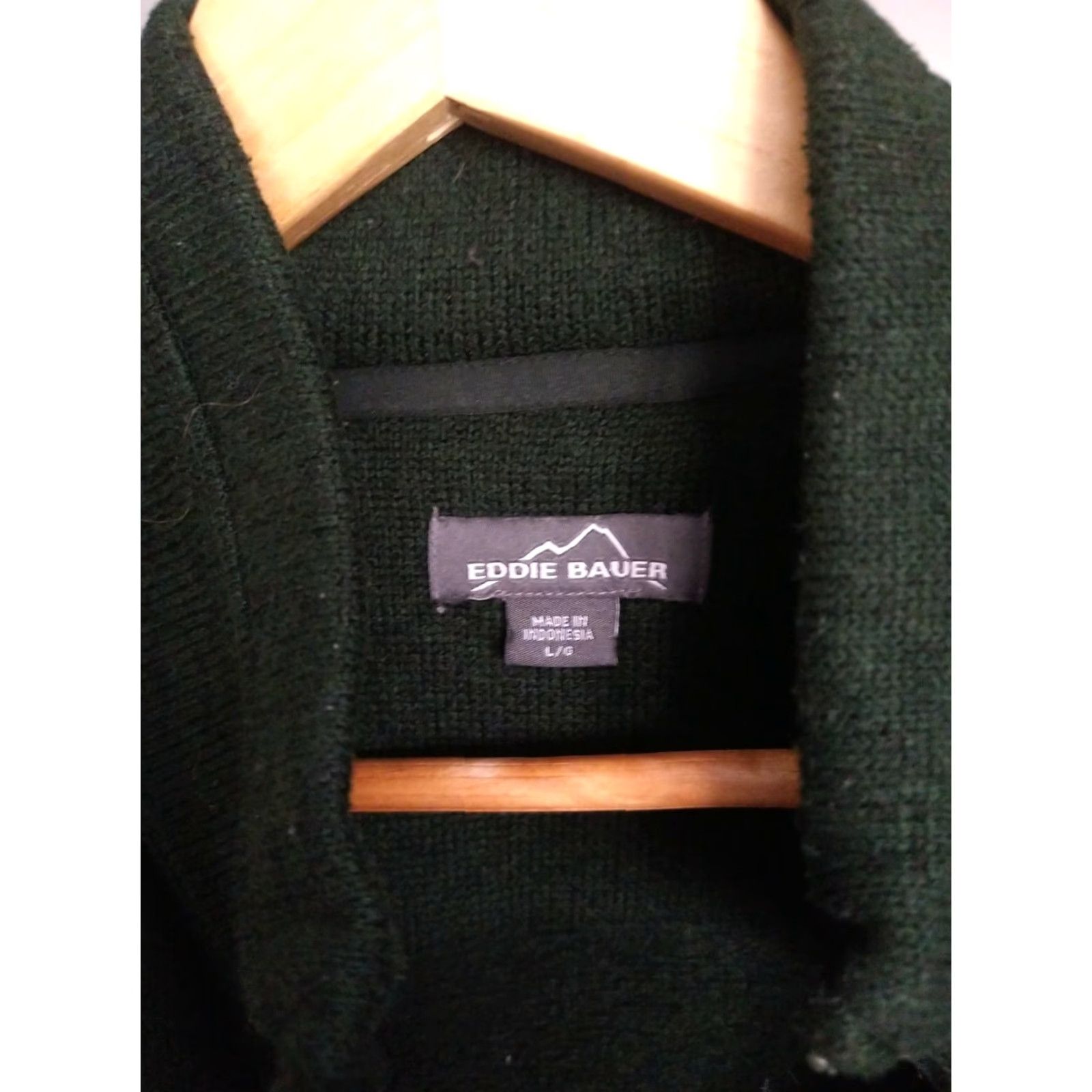 Eddie Bauer VINTAGE Eddie Bauer Pullover Sweater L Green athletic fit Mens Cargo Pocket | Eddie Bauer Pullover Sweater L Green Mens Athletic Fit Size US L / EU 52-54 / 3 - 3 Thumbnail