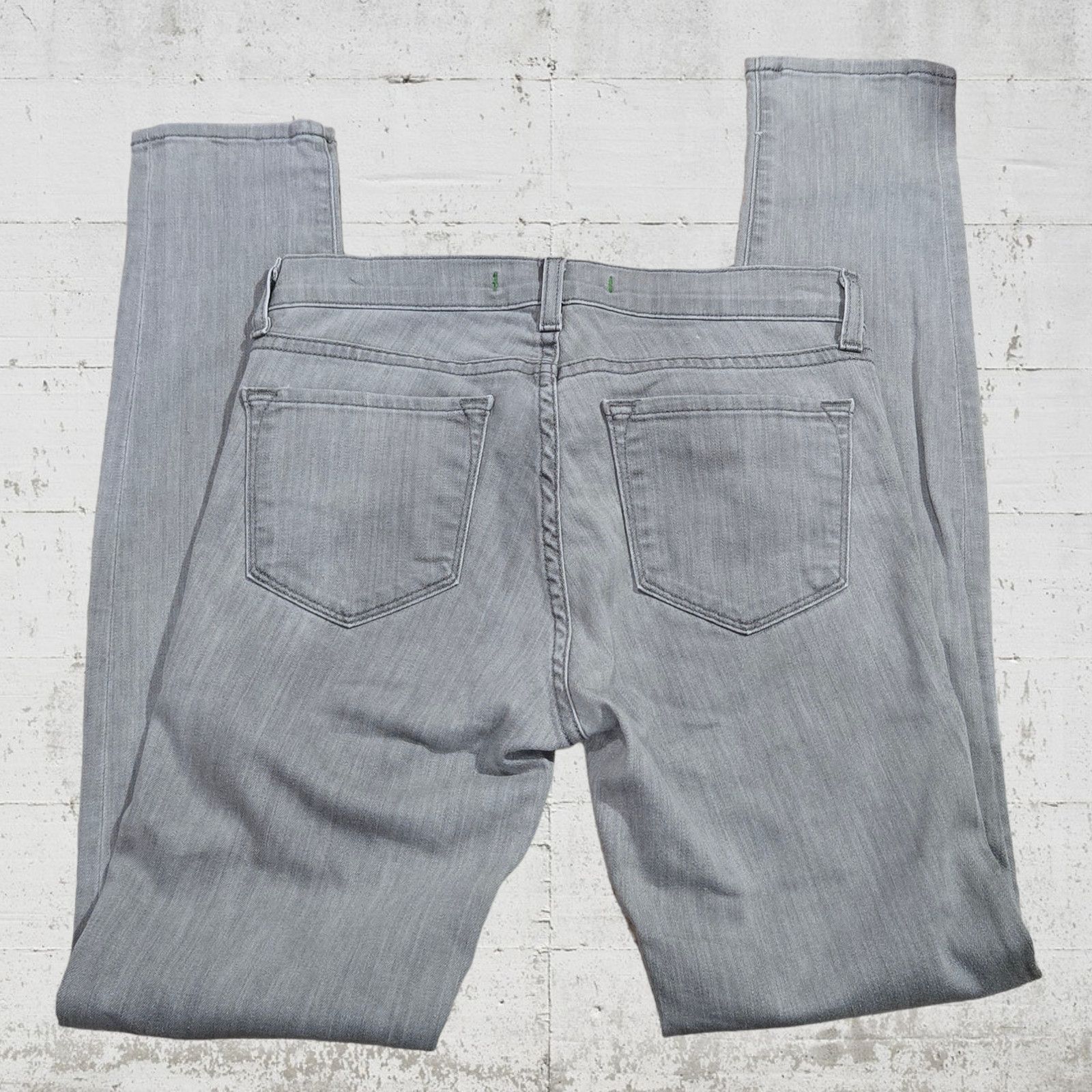 J Brand J Brand Grey Mid-Rise Skinny Jeans Size 26 Size 26" / US 2 / IT 38 - 7 Thumbnail