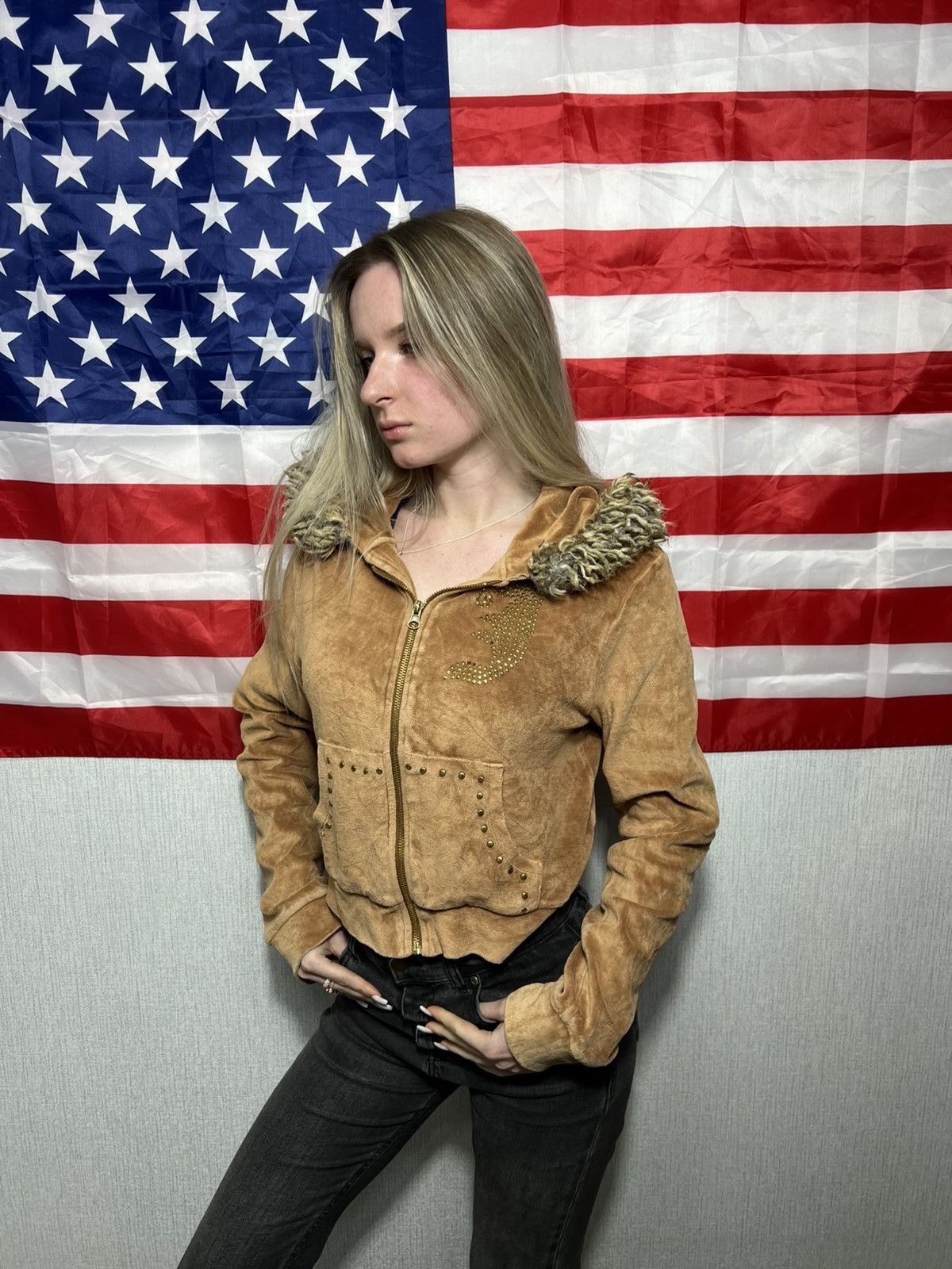 Jaded London Hysteric Glamour Faux Fur Jaded London Zip Y2k If Six Was Ni Size M / US 6-8 / IT 42-44 - 1 Thumbnail