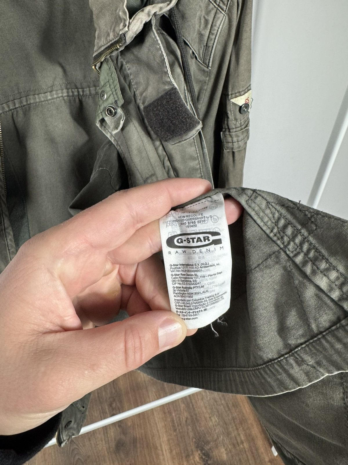 G-Star G Star RAW Military Field Jacket Distressed Hooded Utility M Size US M / EU 48-50 / 2 - 12 Thumbnail