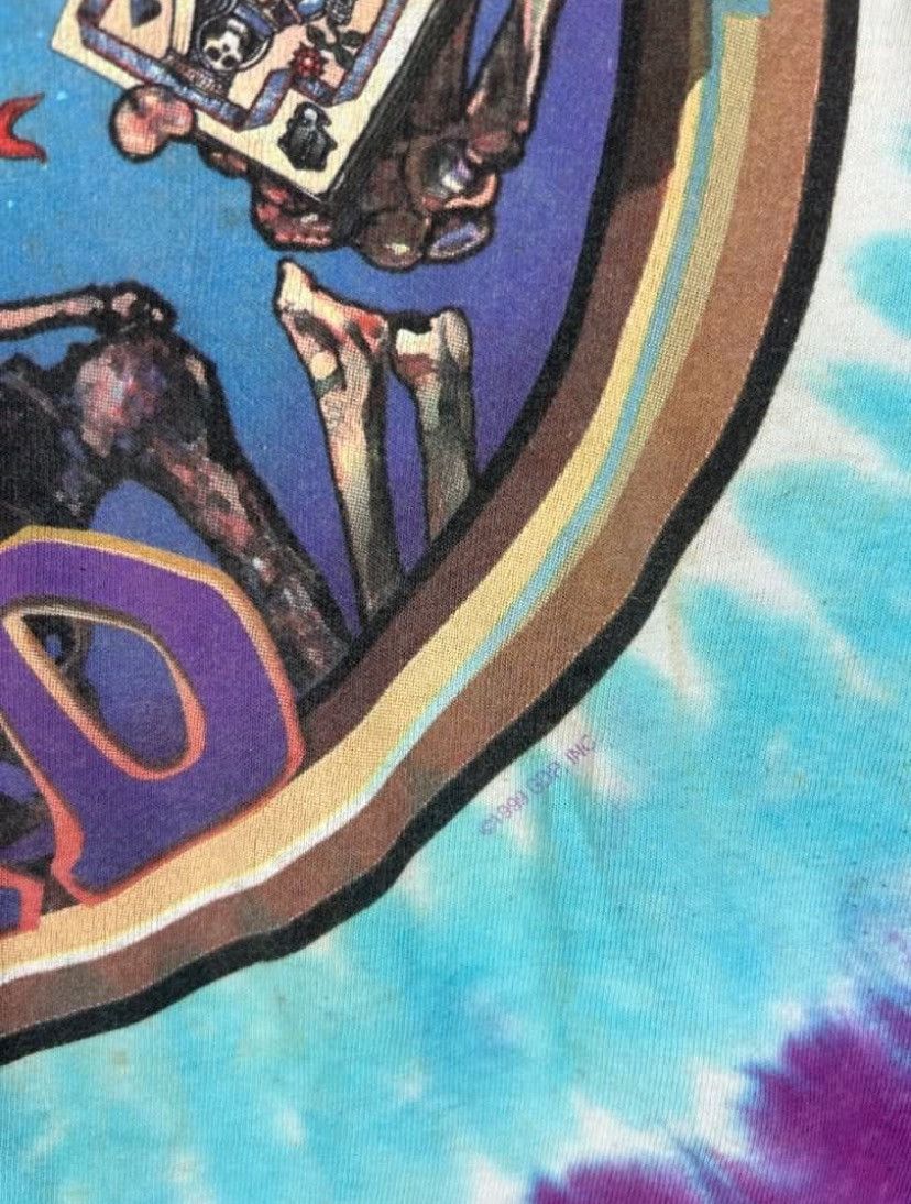 Band Tees × Liquid Blue × Vintage Vintage 90s Grateful Dead Band/ Oversize Disstressed Tees Size US XXL / EU 58 / 5 - 6 Thumbnail